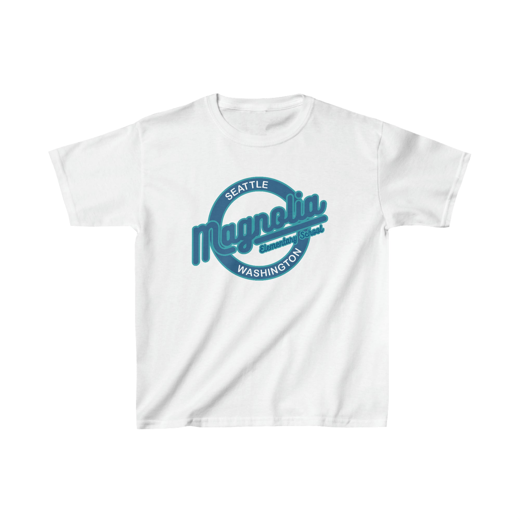 Kids Magnolia Elementary School stretch logo Tee