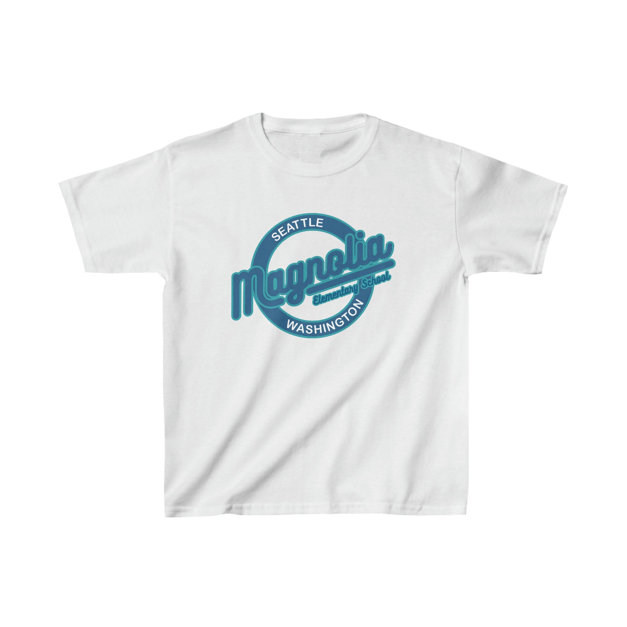 Kids Magnolia Elementary School stretch logo Tee