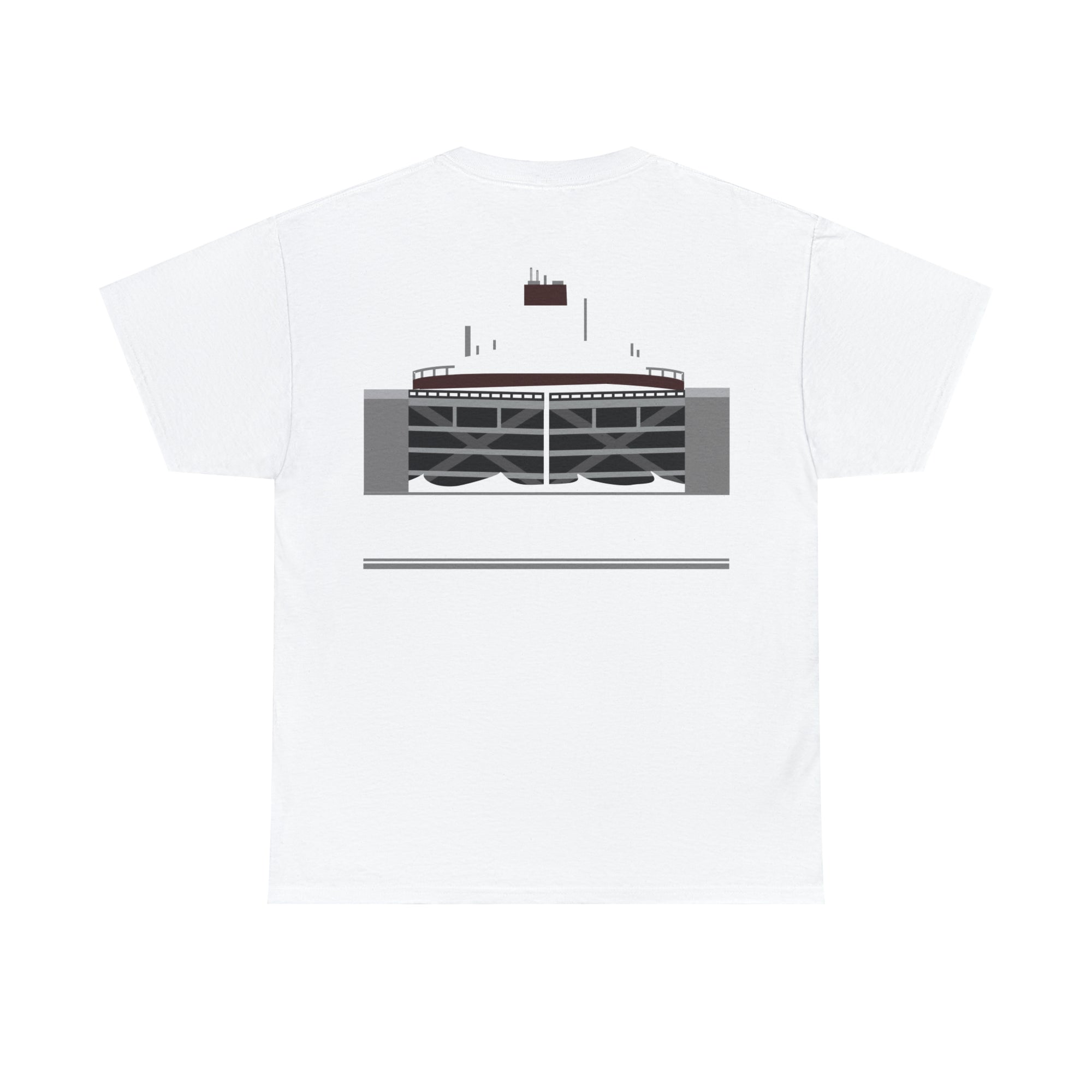 New lock at the Soo White Imprint Unisex Heavy Cotton Tee