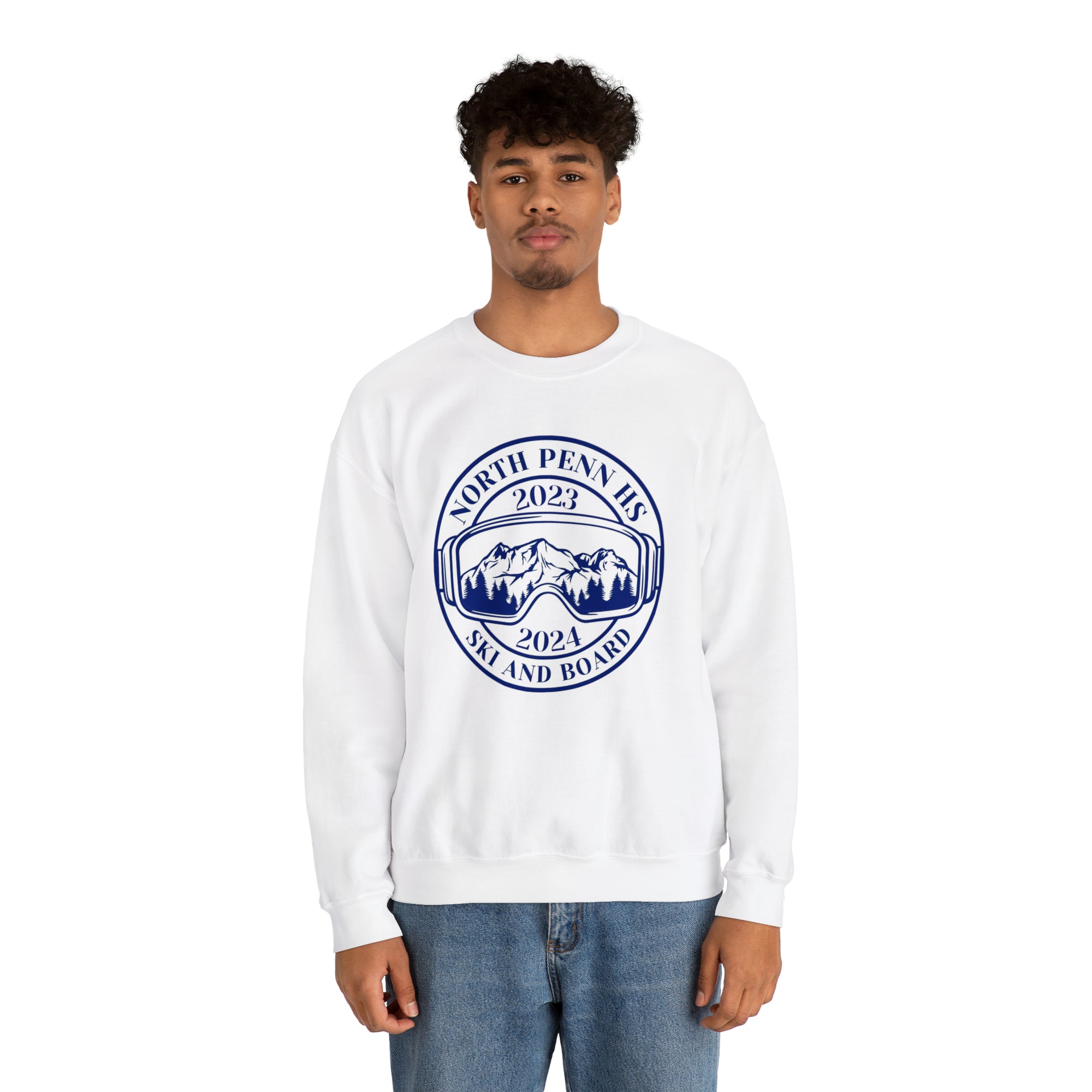 North Penn HS Ski &amp; Board Crewneck Sweatshirts