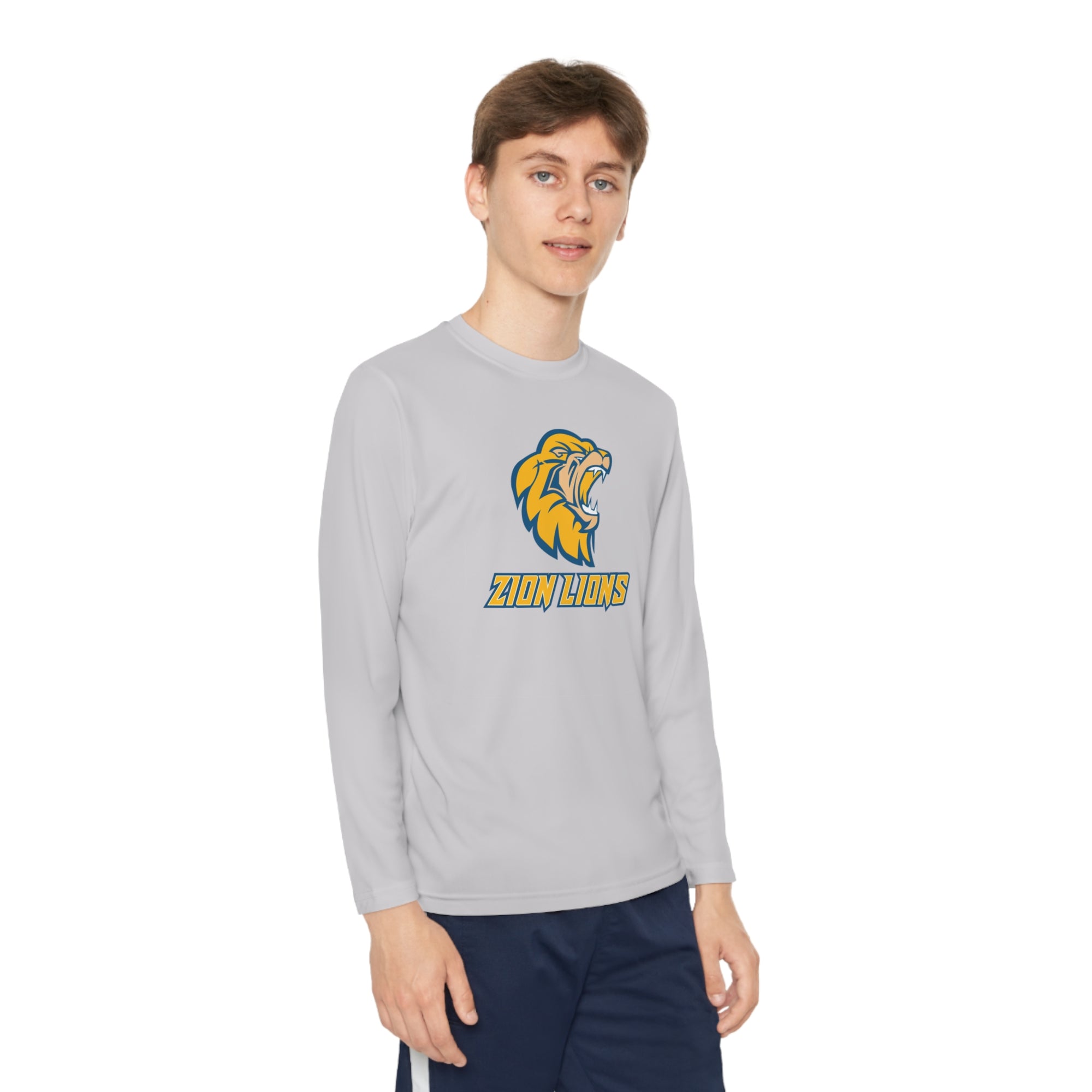Zion Lions Youth Long Sleeve Competitor Tee - YOUTH