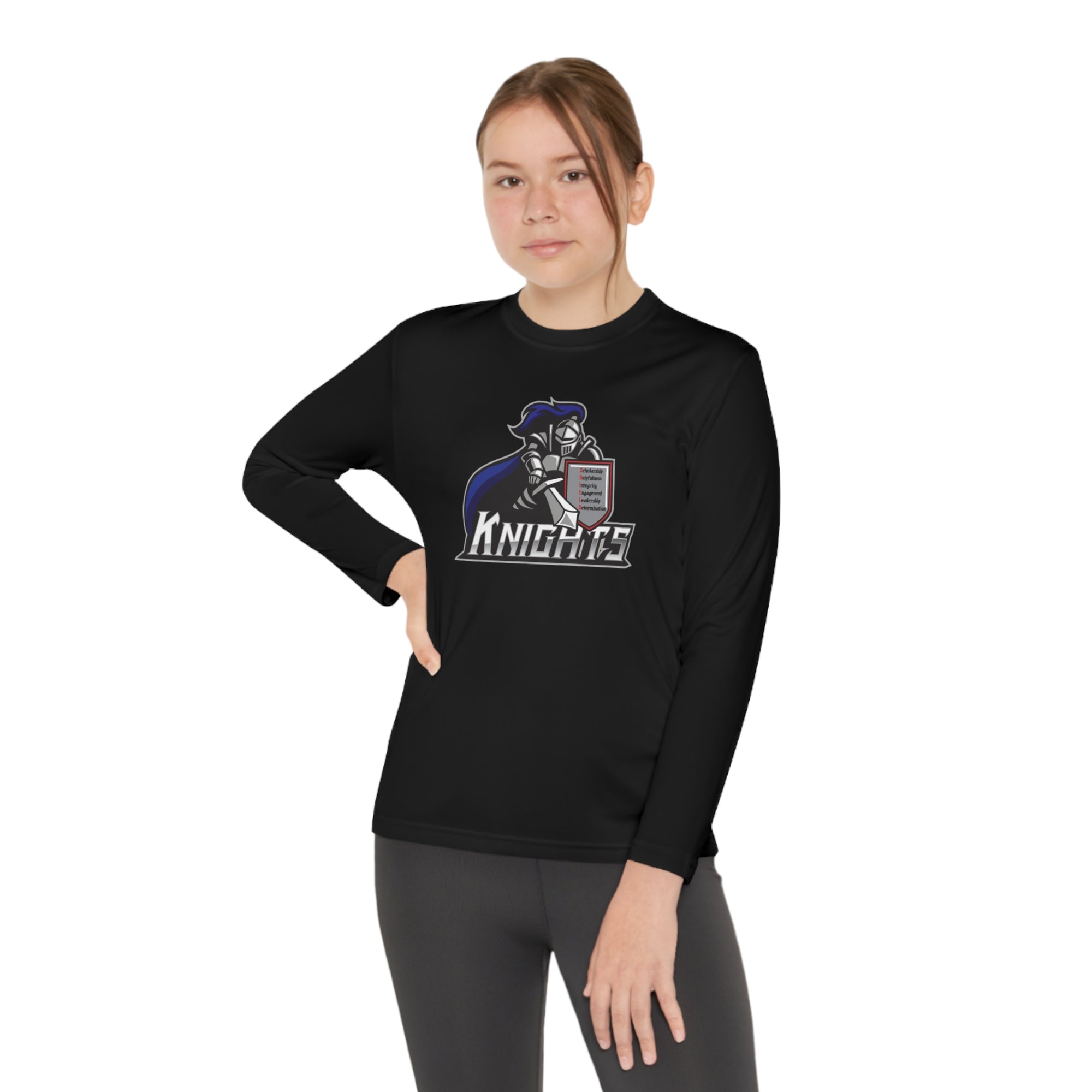 North Pole Middle School Long Sleeve Competitor Tee - YOUTH
