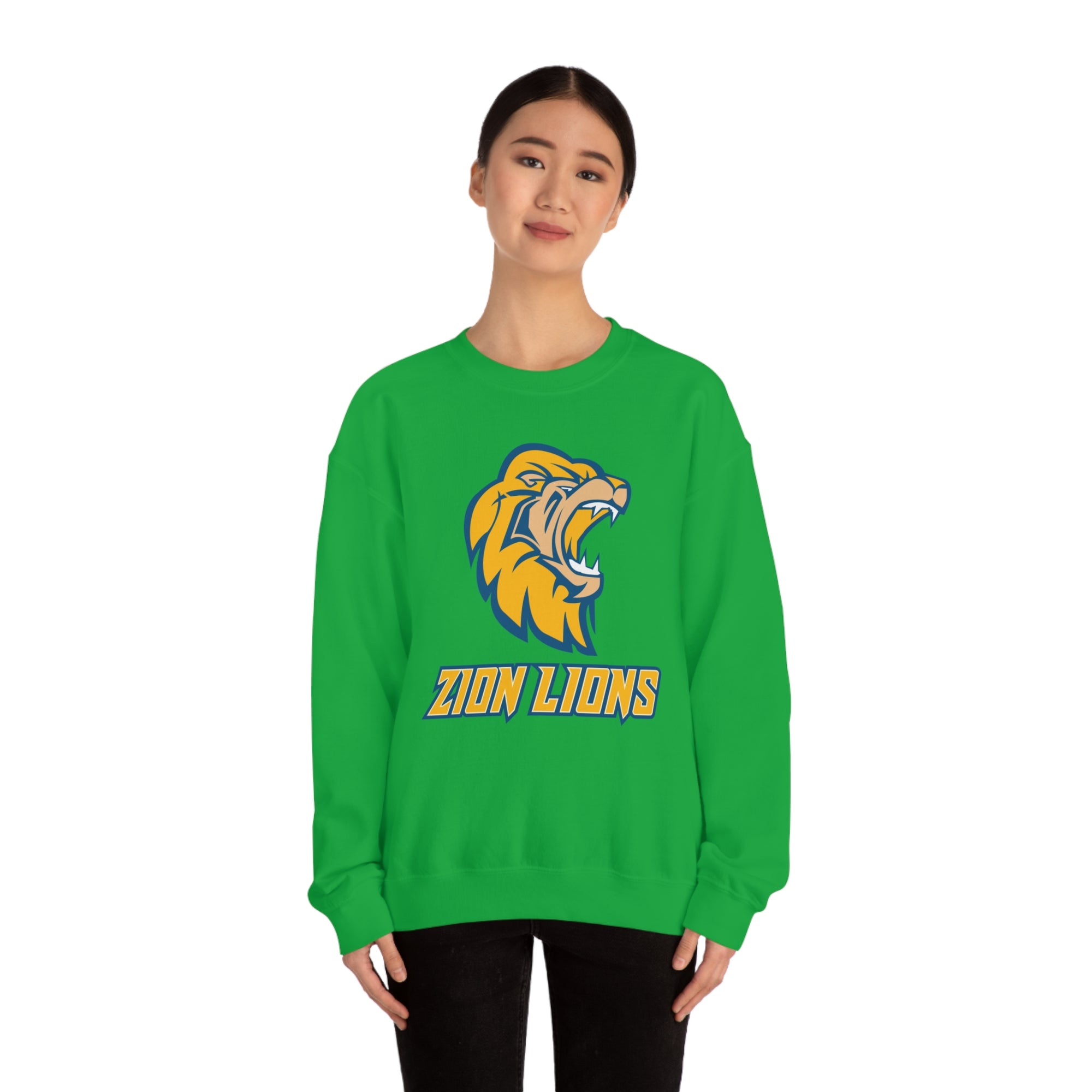 Zion Lions Crewneck Sweatshirts