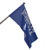 Blue with Silver Midgets Football flags