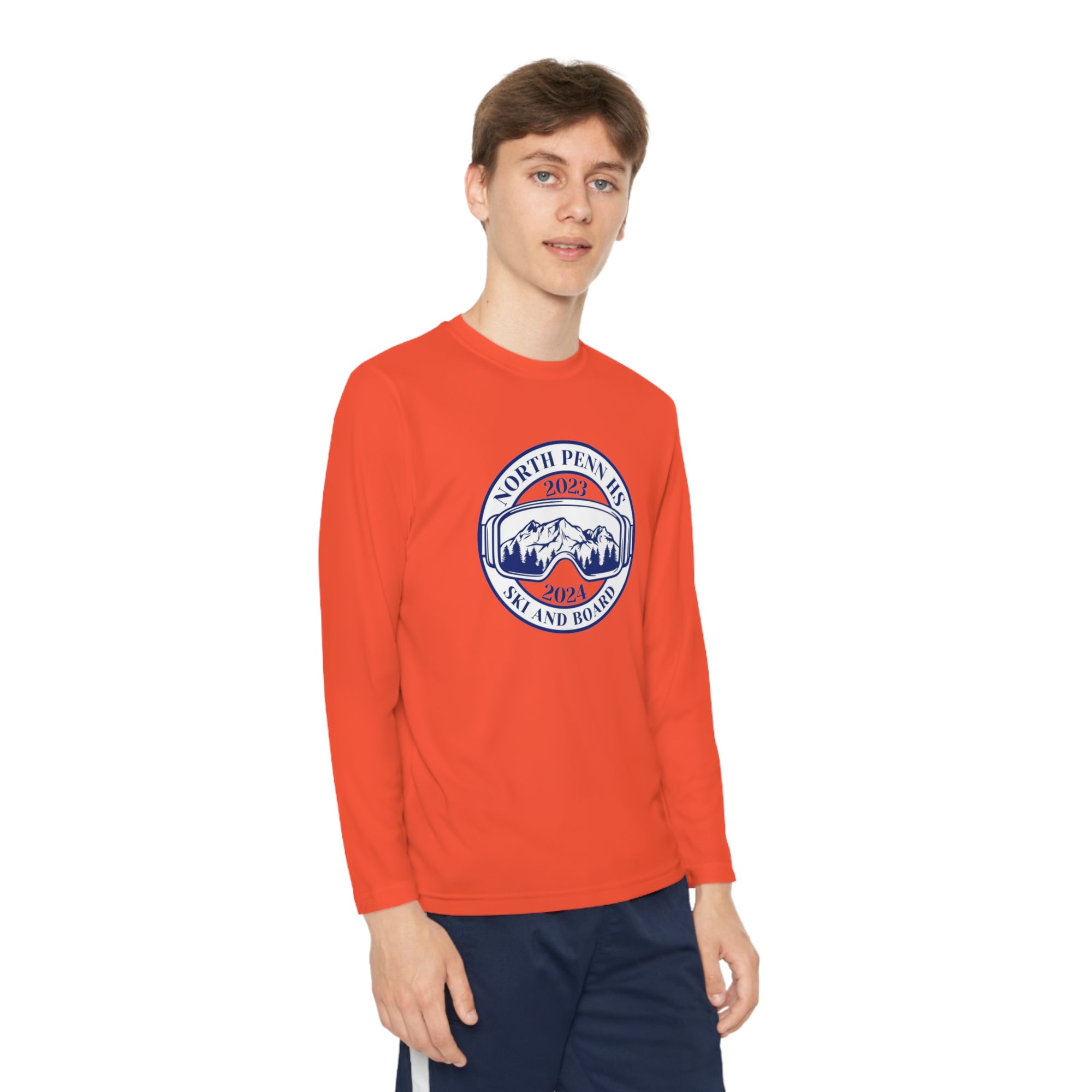 North Penn HS Ski &amp; Board youth Logo Long Sleeve Competitor Youth Tee