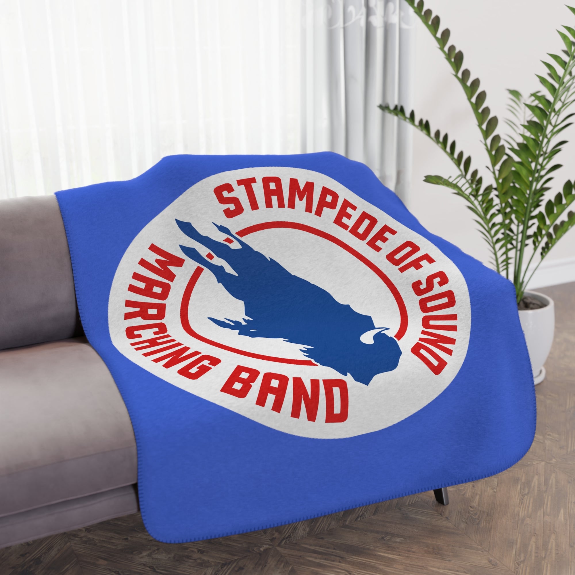 Stampede of Sound Sherpa Blanket