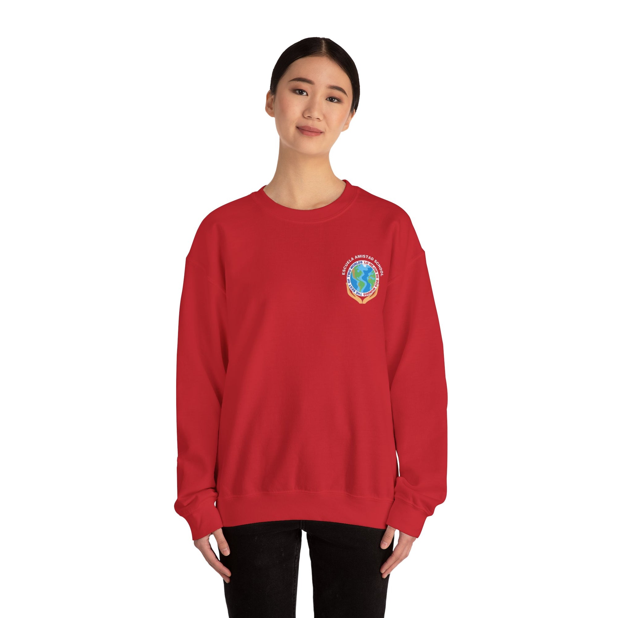 Escuela Amistad School Crewneck Sweatshirts