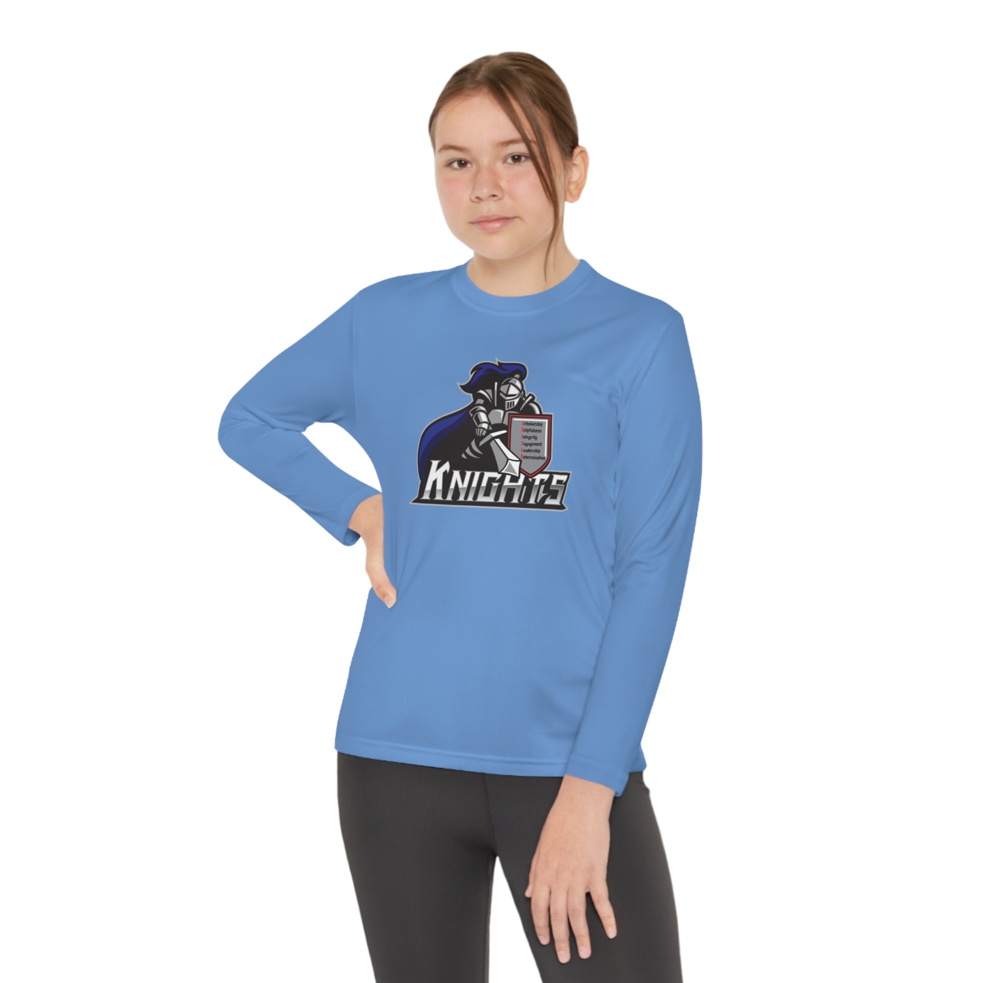 North Pole Middle School Long Sleeve Competitor Tee - YOUTH