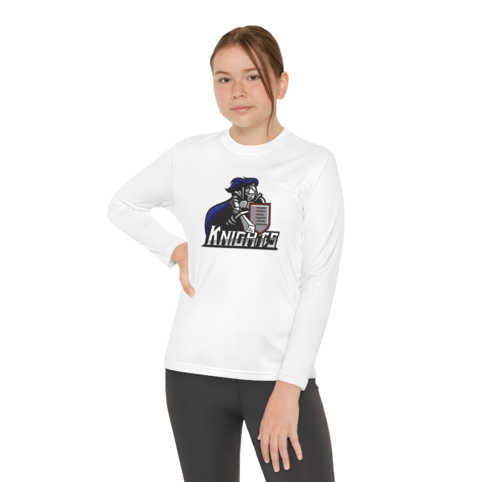 North Pole Middle School Long Sleeve Competitor Tee - YOUTH