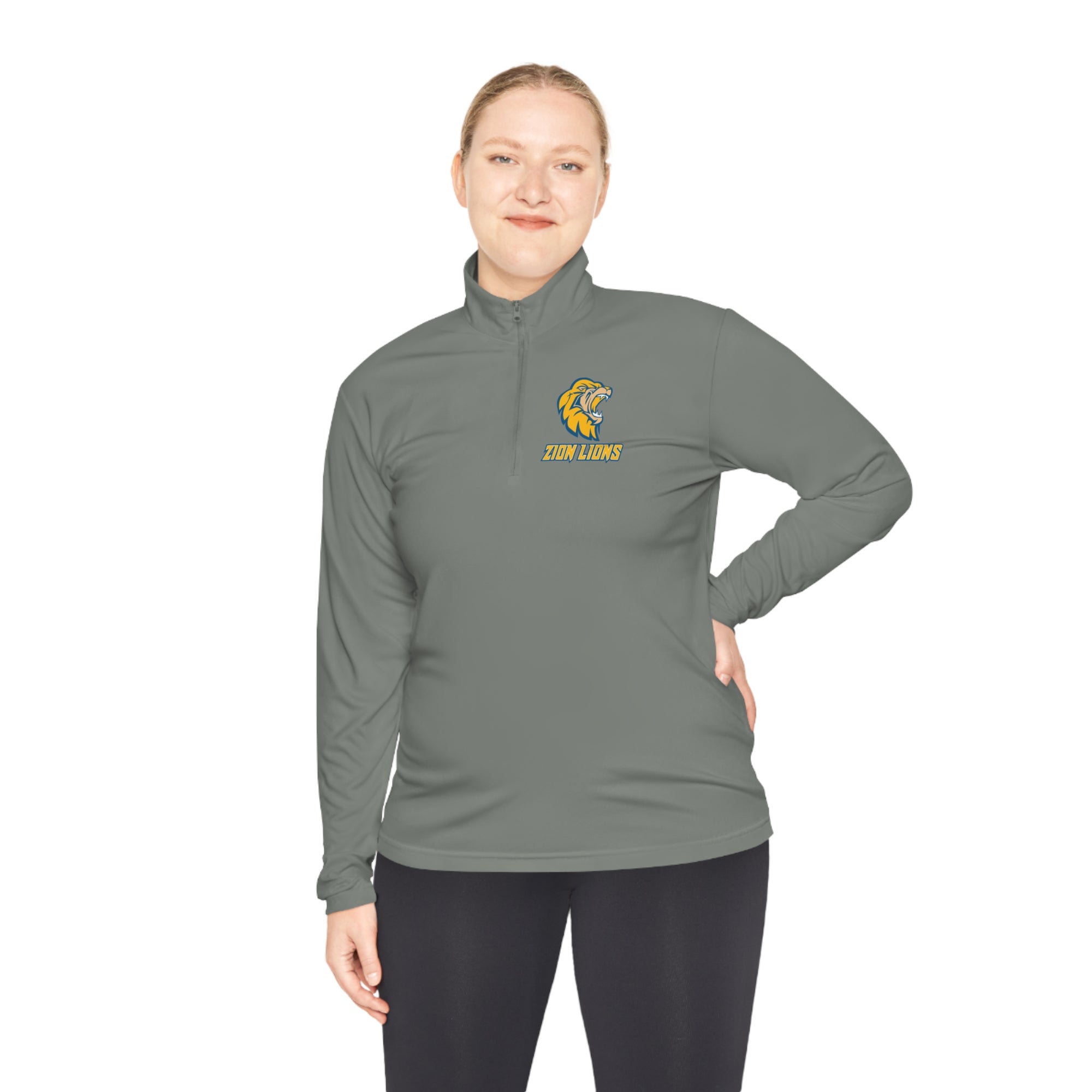 Zion Lions Unisex Quarter-Zip Pullover