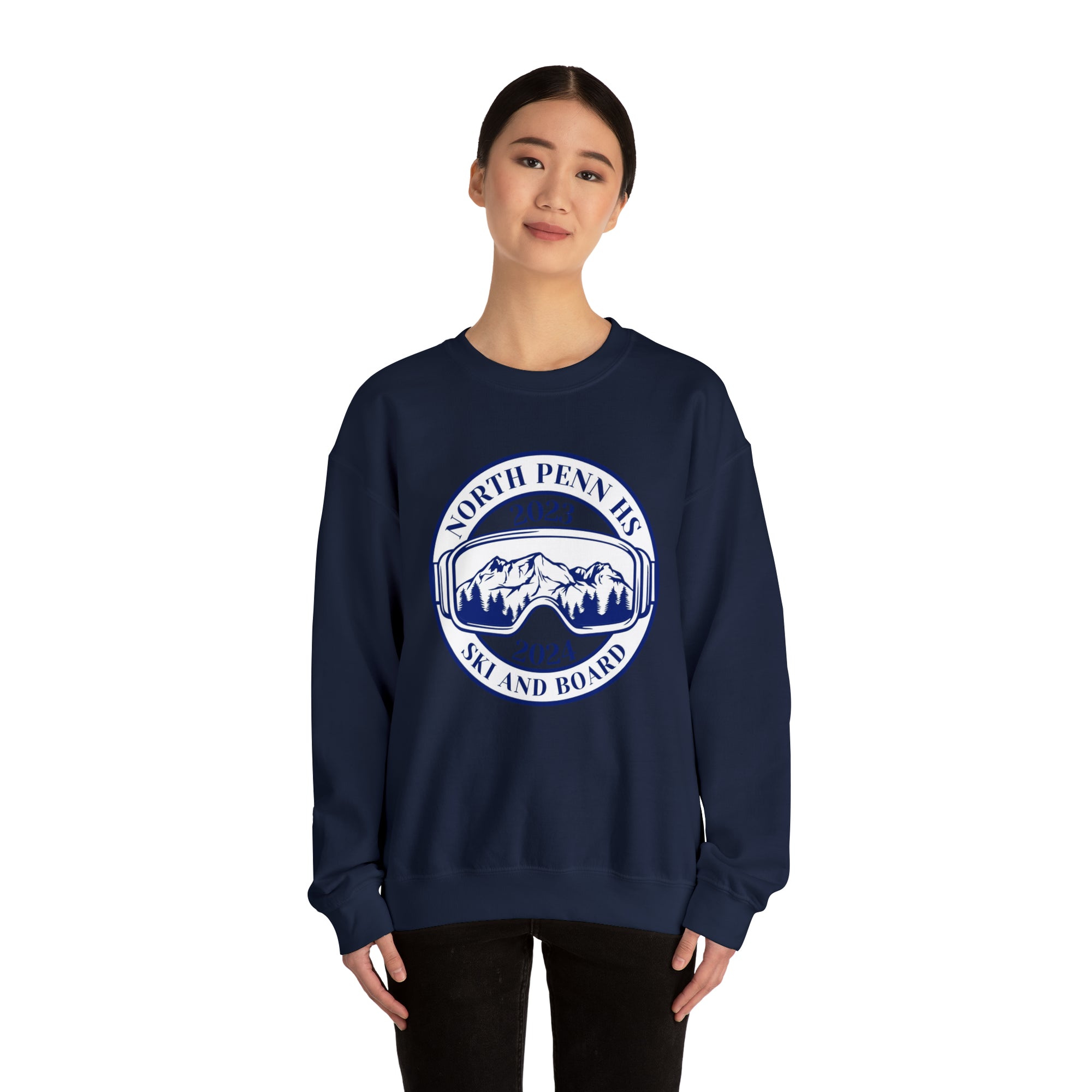 North Penn HS Ski &amp; Board Crewneck Sweatshirts