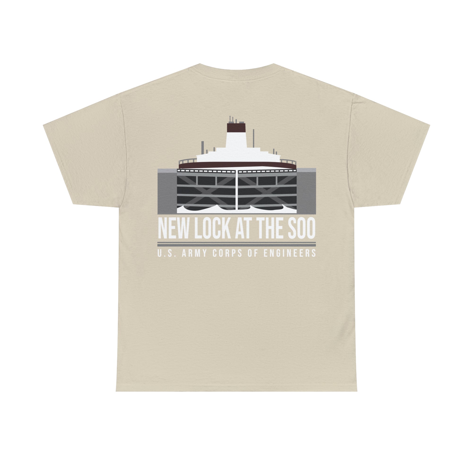 New lock at the Soo White Imprint Unisex Heavy Cotton Tee