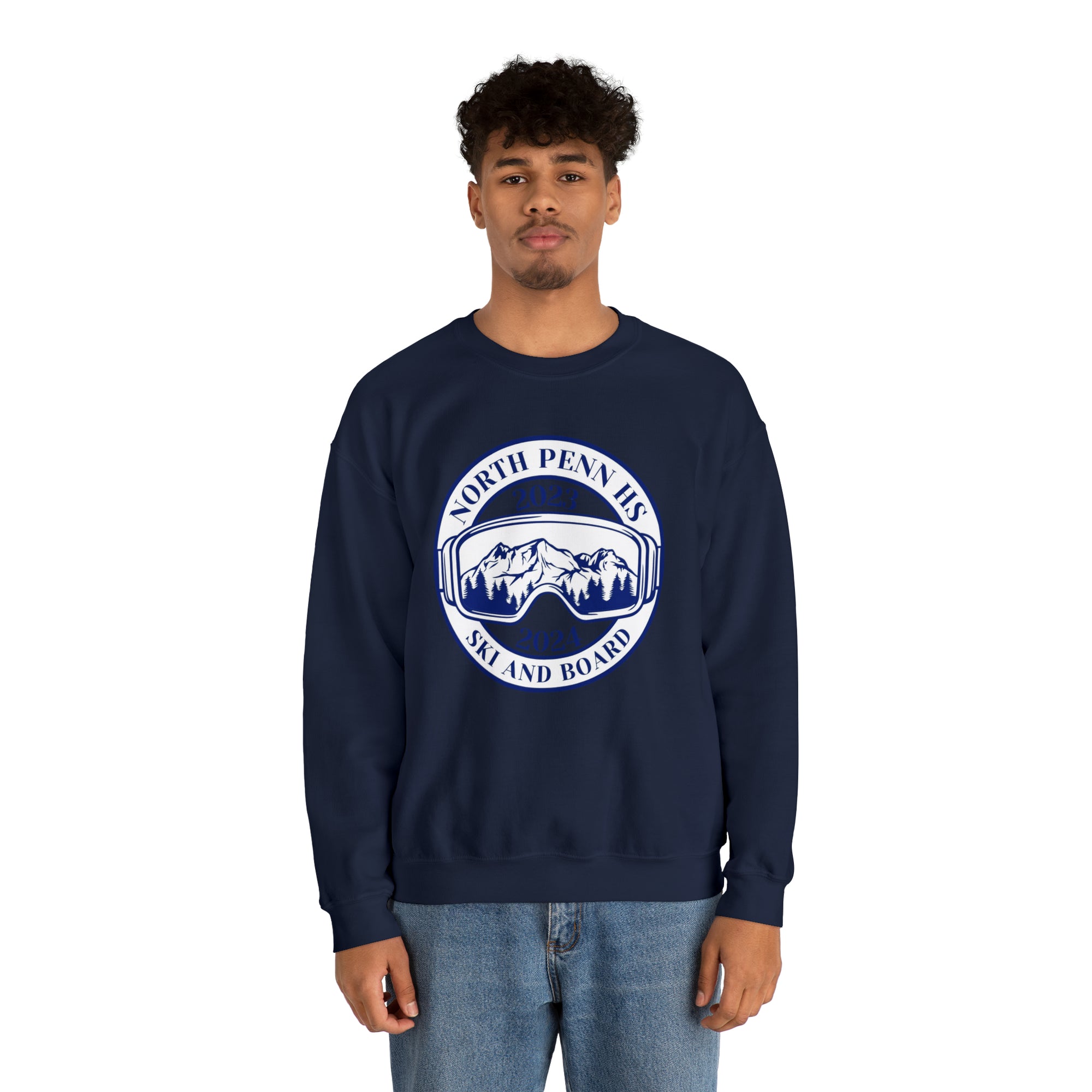 North Penn HS Ski &amp; Board Crewneck Sweatshirts