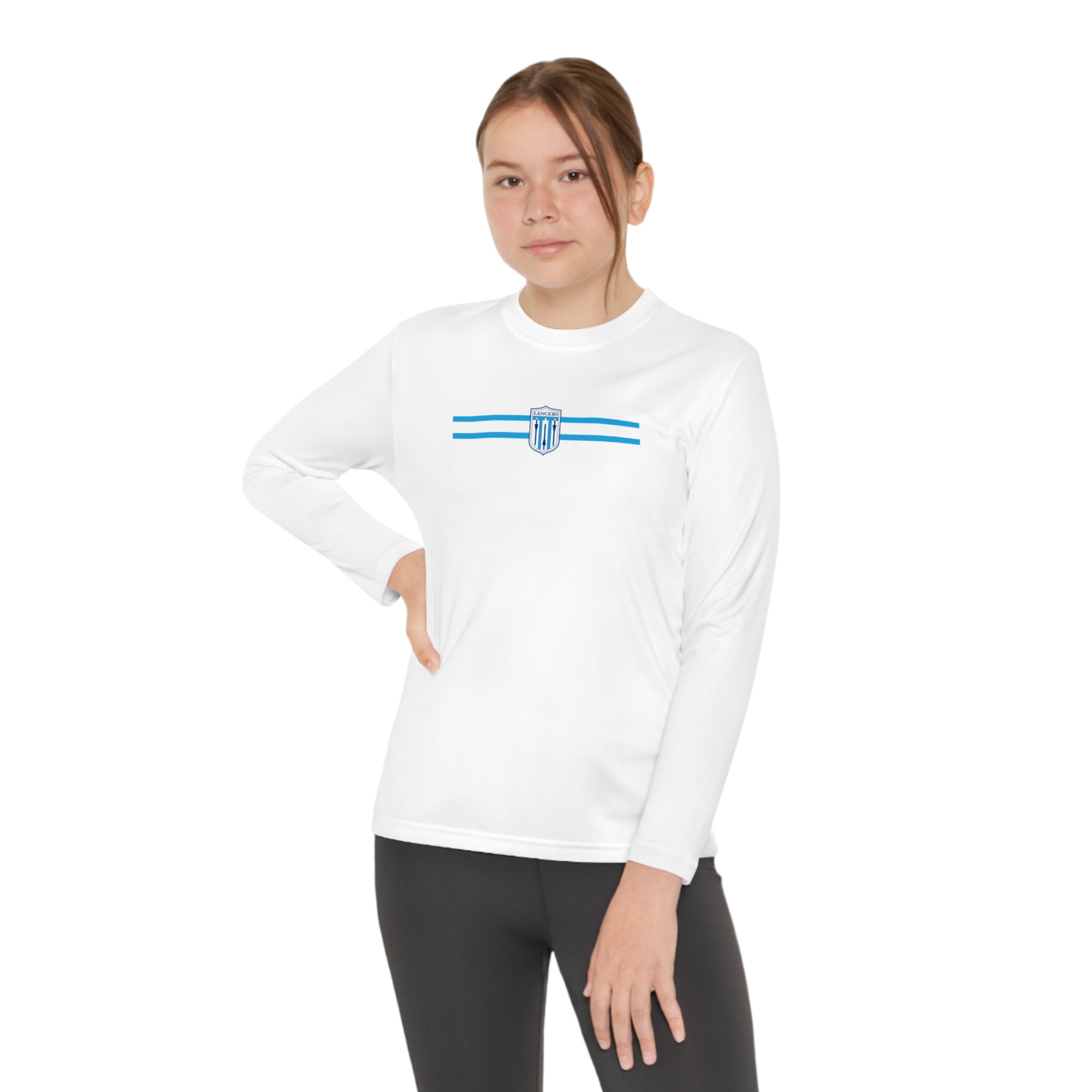 Long Sleeve Lancers Shield Broad logo - YOUTH