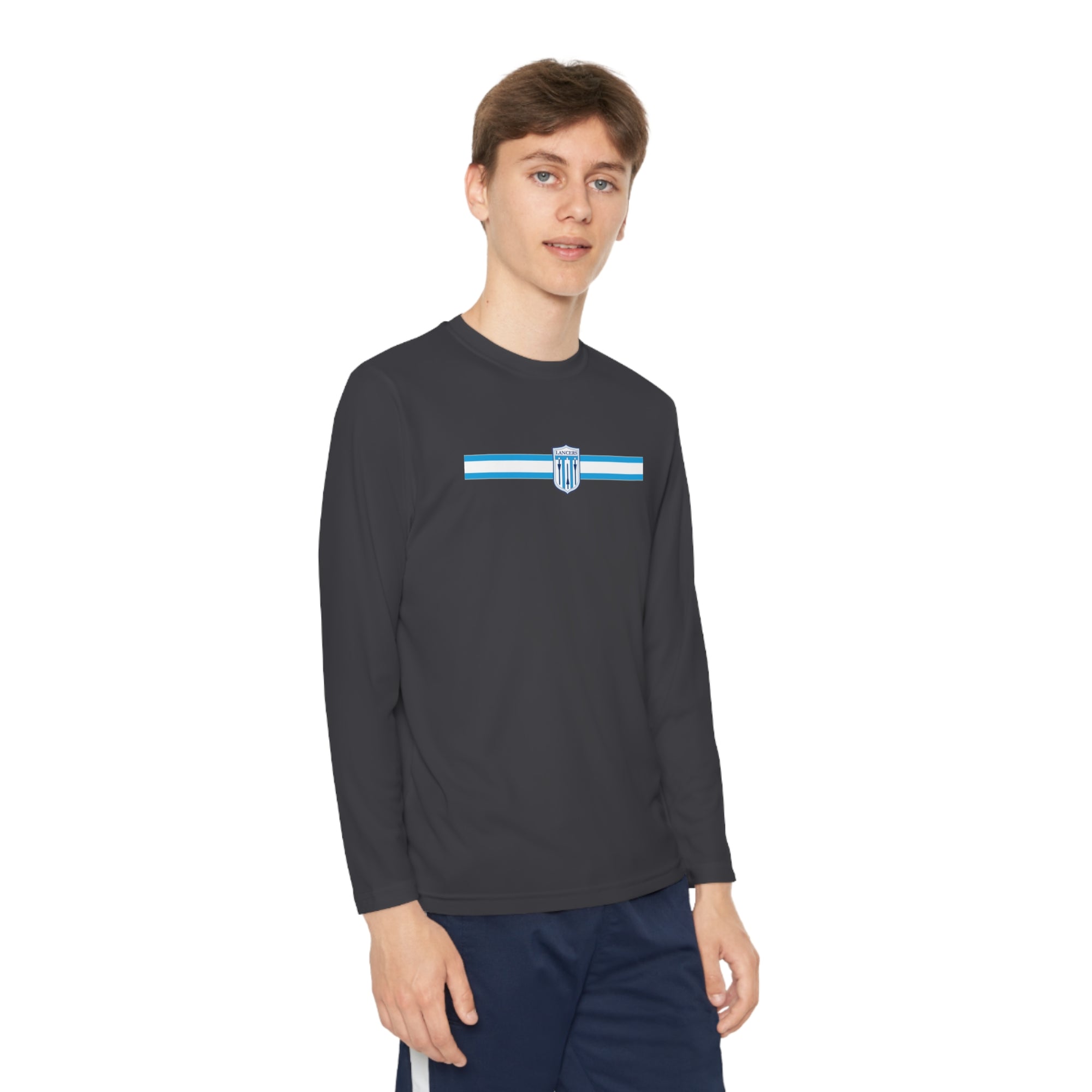 Long Sleeve Lancers Shield Broad logo - YOUTH