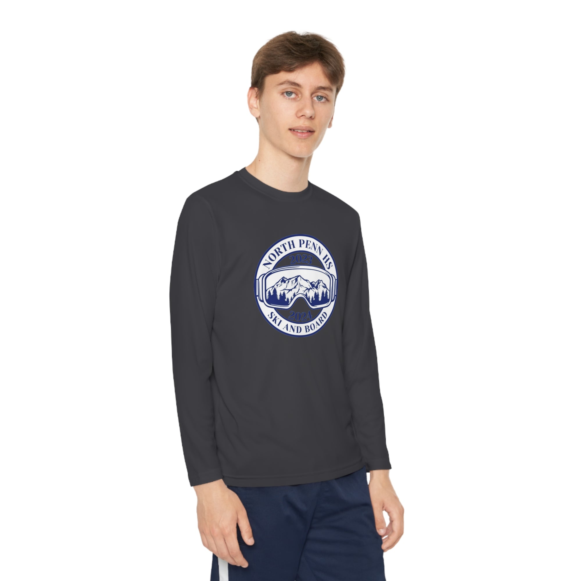 North Penn HS Ski &amp; Board youth Logo Long Sleeve Competitor Youth Tee