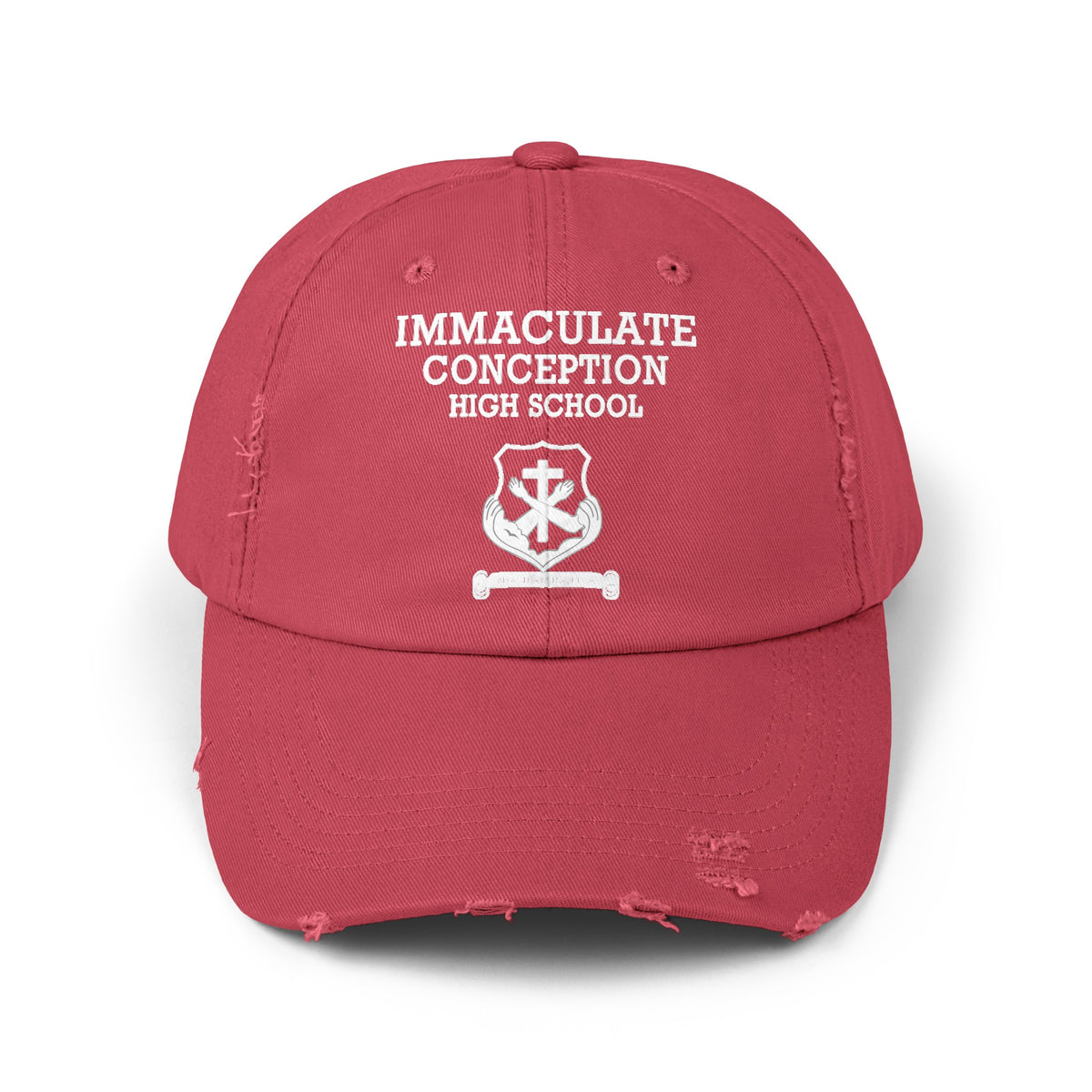 Immaculate Conception Unisex Distressed Cap