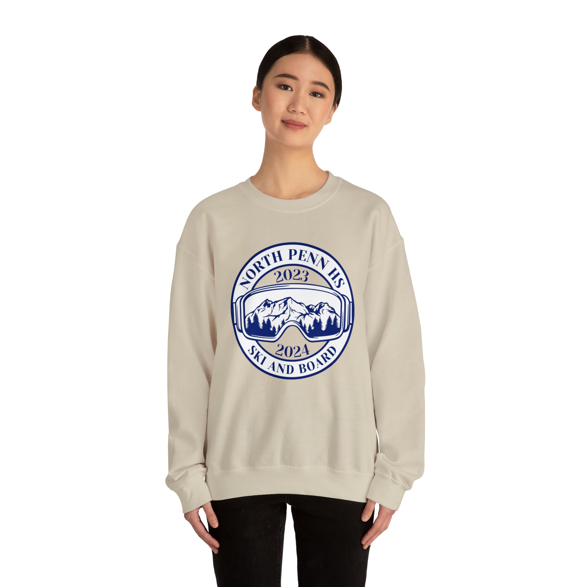 North Penn HS Ski &amp; Board Crewneck Sweatshirts