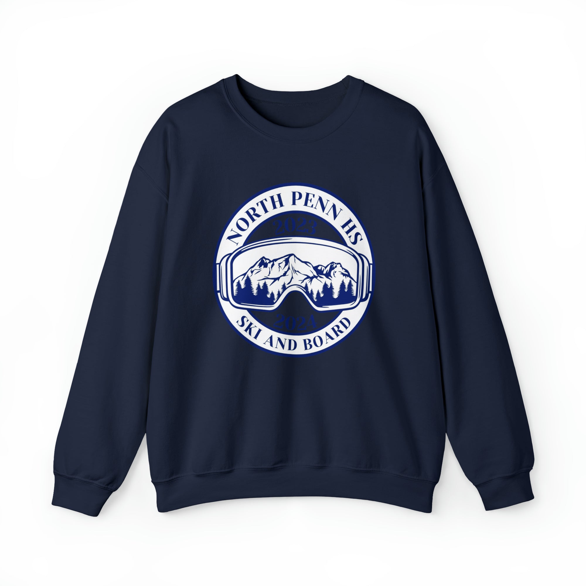 North Penn HS Ski &amp; Board Crewneck Sweatshirts