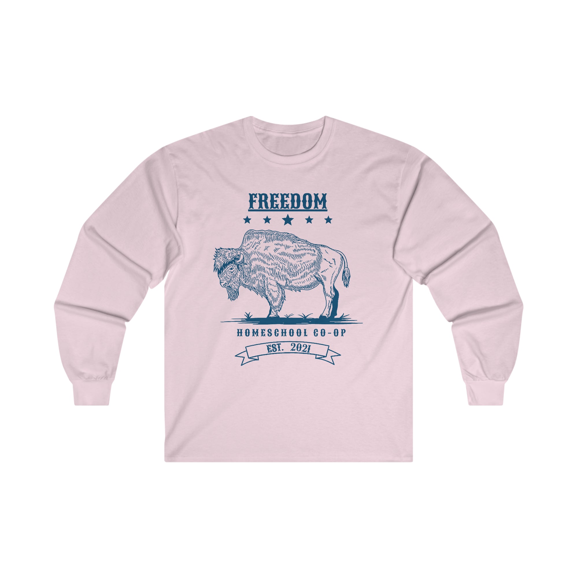 Freedom Homeschool Co-op Ultra Cotton Long Sleeve Tee