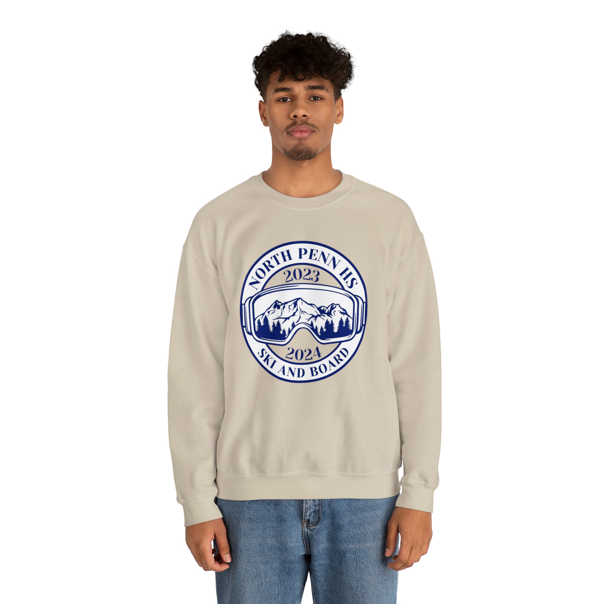 North Penn HS Ski &amp; Board Crewneck Sweatshirts