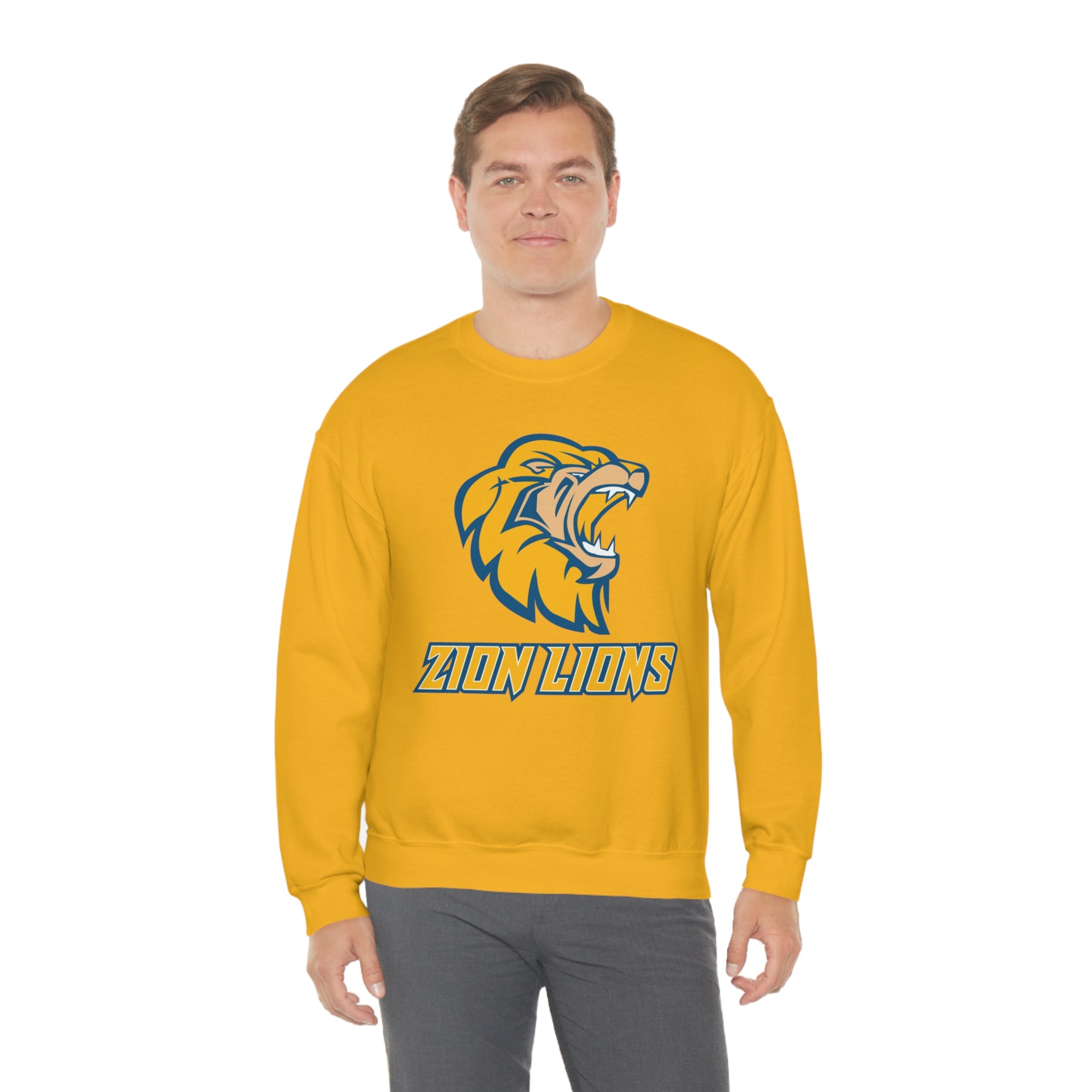 Zion Lions Crewneck Sweatshirts