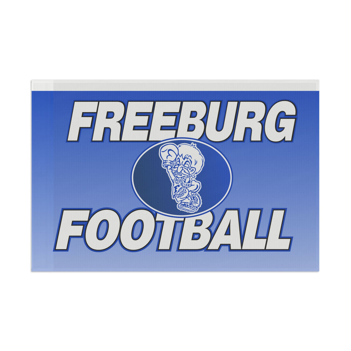 Freeburg Football Flag with Circle