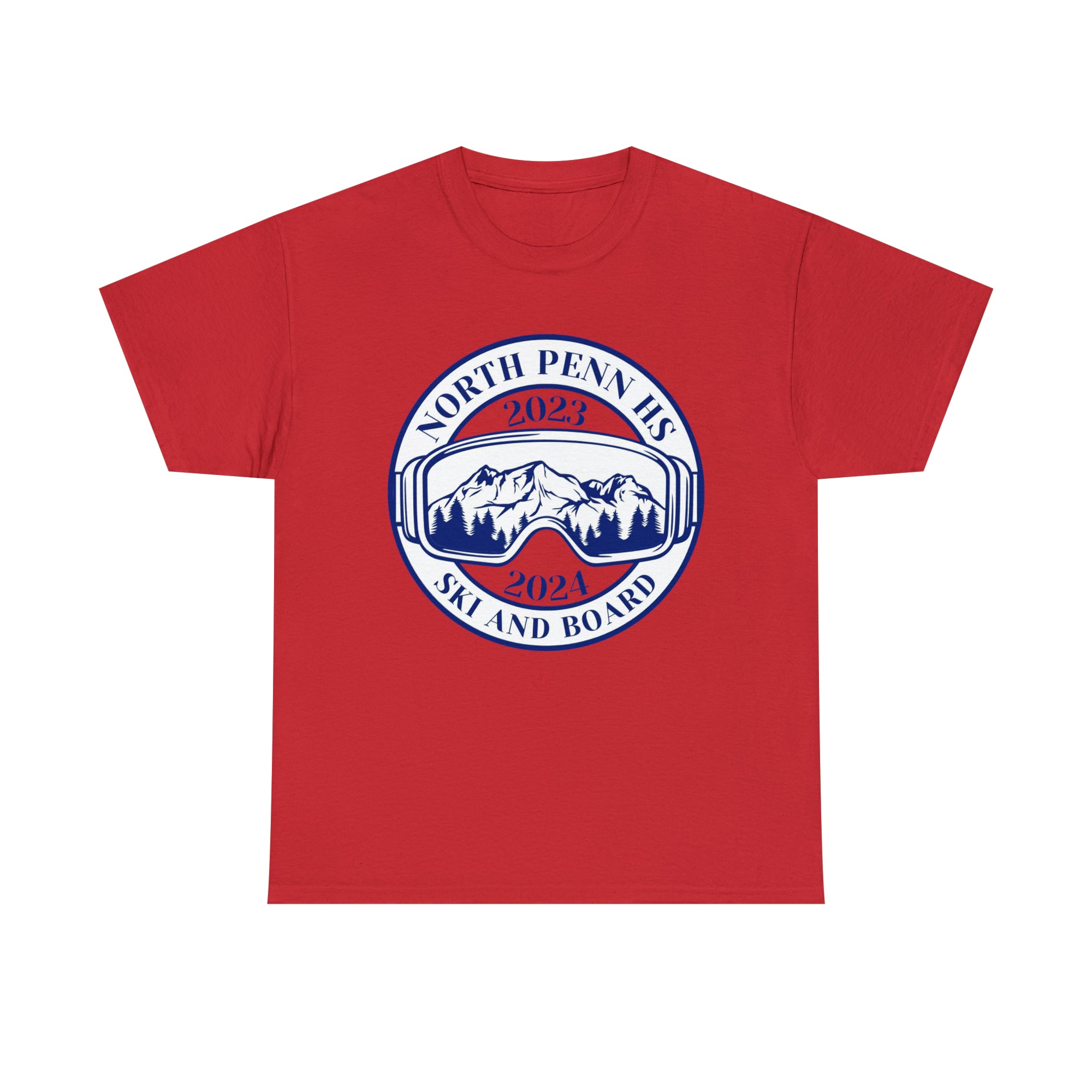 North Penn HS Ski &amp; Board Unisex Heavy Cotton Tee