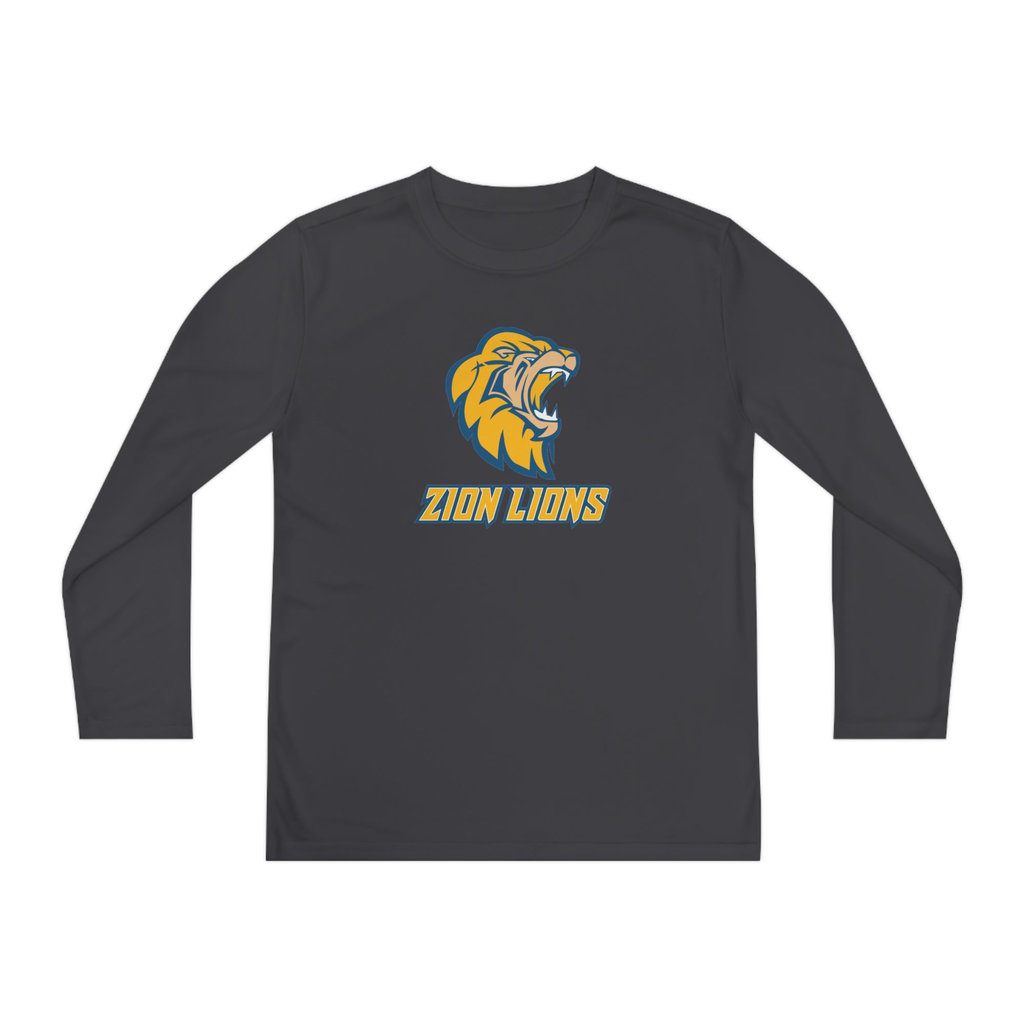 Zion Lions Youth Long Sleeve Competitor Tee - YOUTH