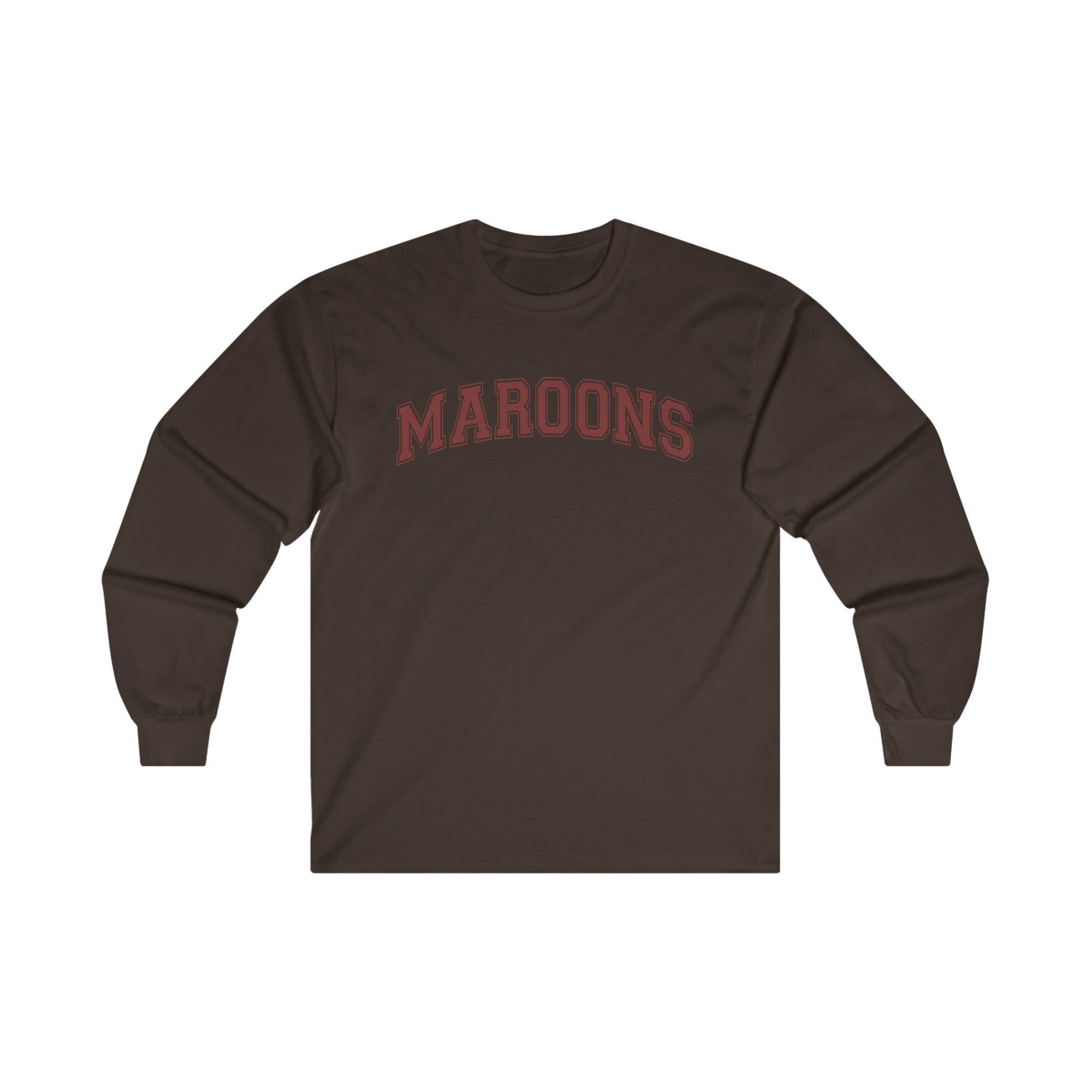 Maroons Letterman Ultra Cotton Long Sleeve Tee
