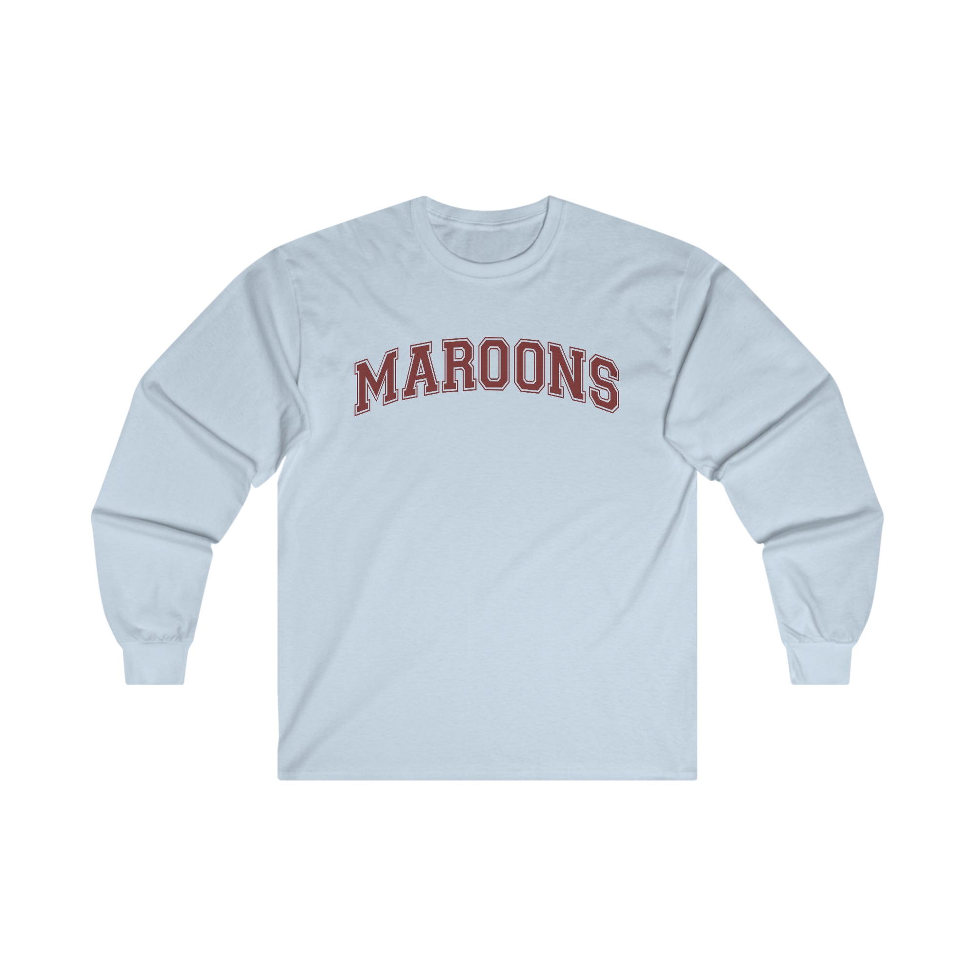 Maroons Letterman Ultra Cotton Long Sleeve Tee