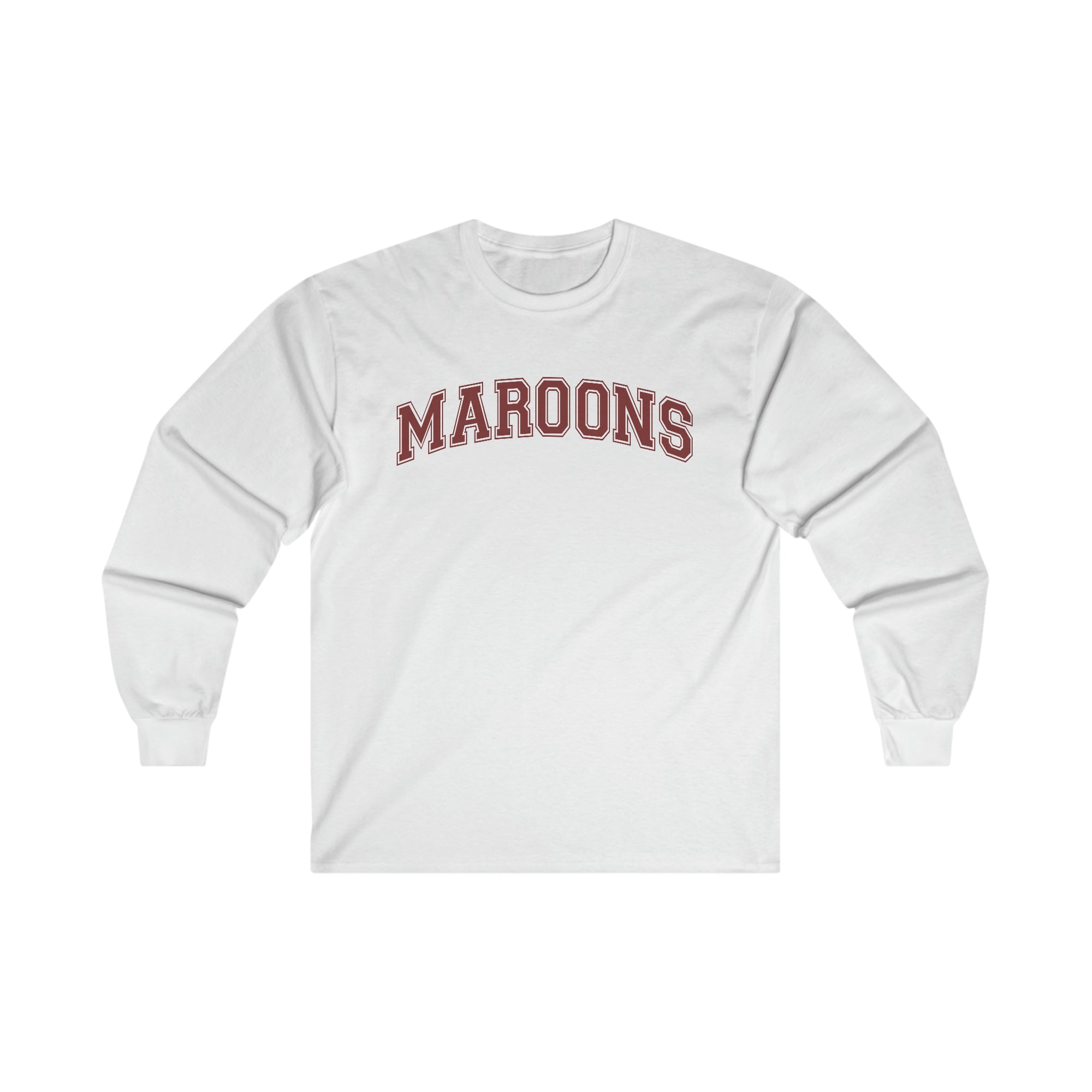 Maroons Letterman Ultra Cotton Long Sleeve Tee