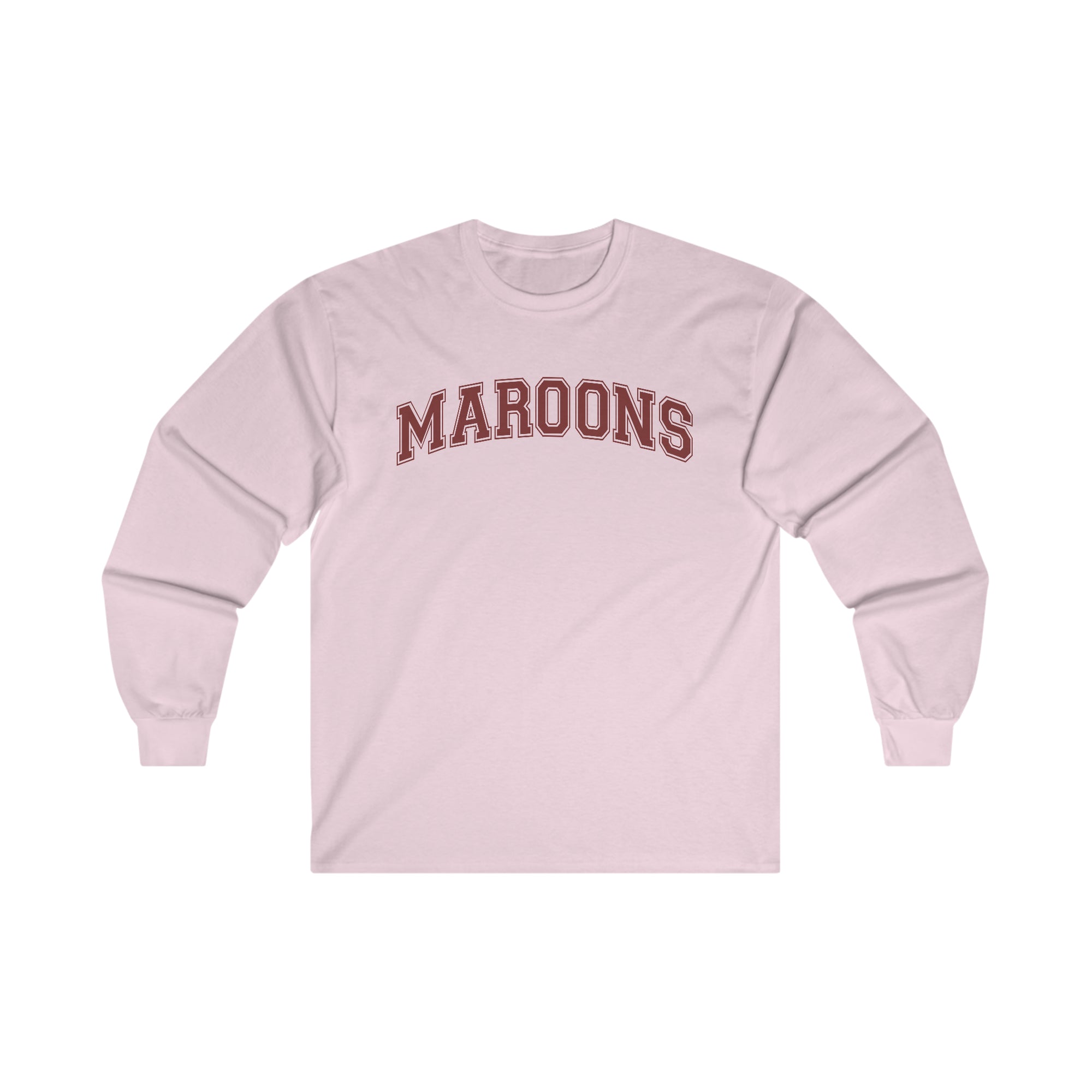 Maroons Letterman Ultra Cotton Long Sleeve Tee