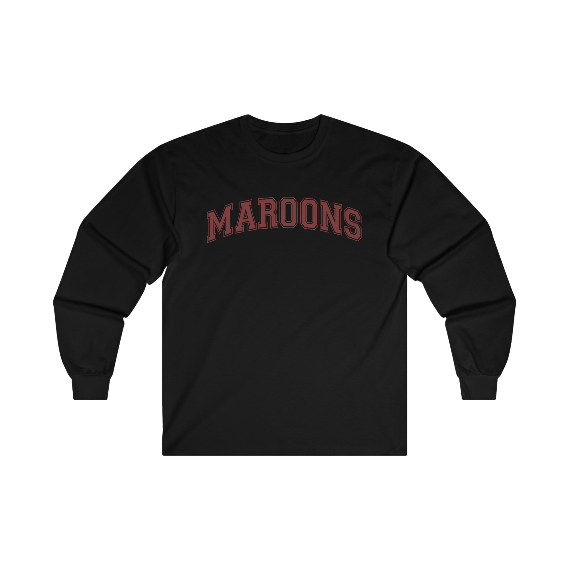 Maroons Letterman Ultra Cotton Long Sleeve Tee