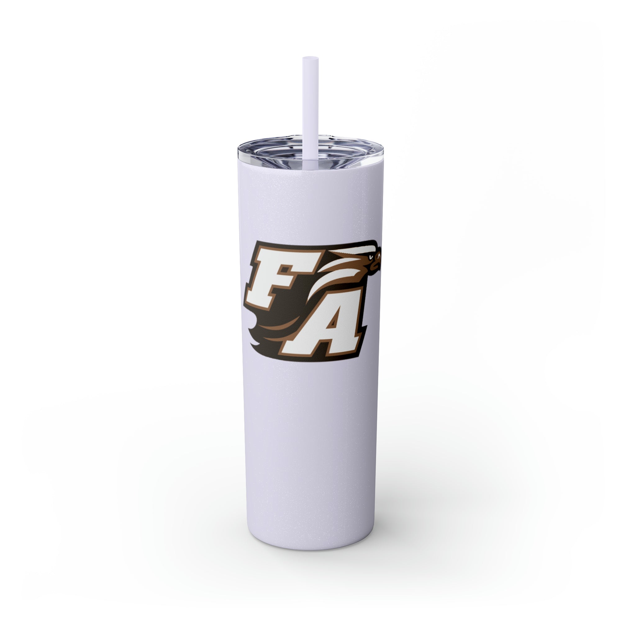 First Academy Drama Team Skinny Tumbler with Straw, 20oz