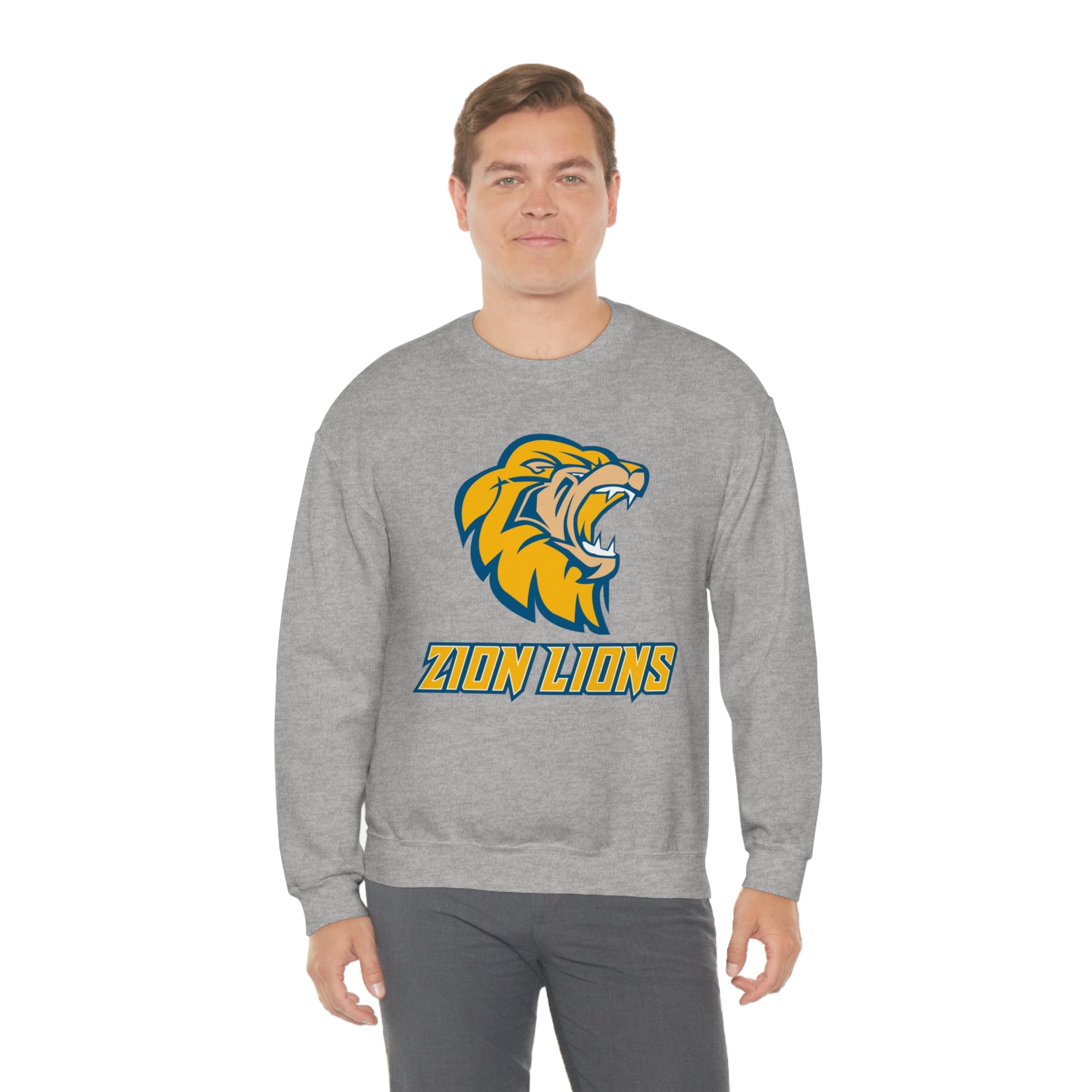 Zion Lions Crewneck Sweatshirts