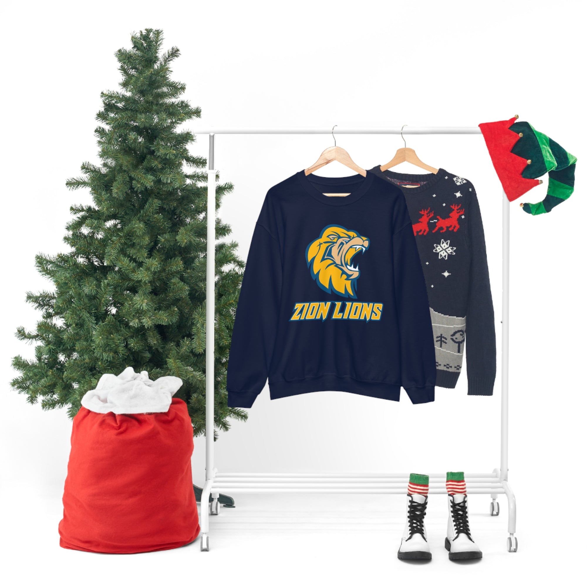 Zion Lions Crewneck Sweatshirts