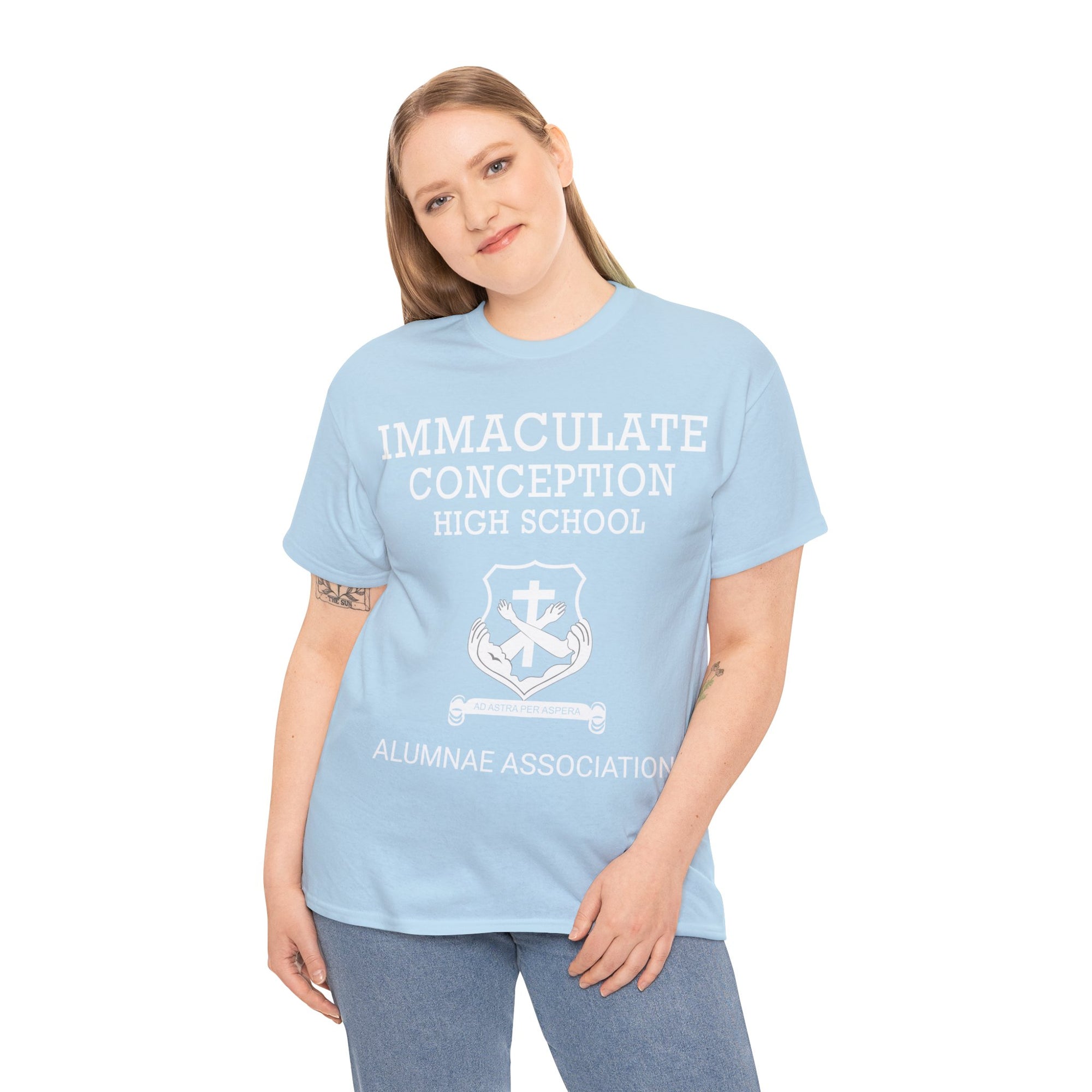 Immaculate Conception High School Alumnae Association Unisex Heavy Cotton Tee