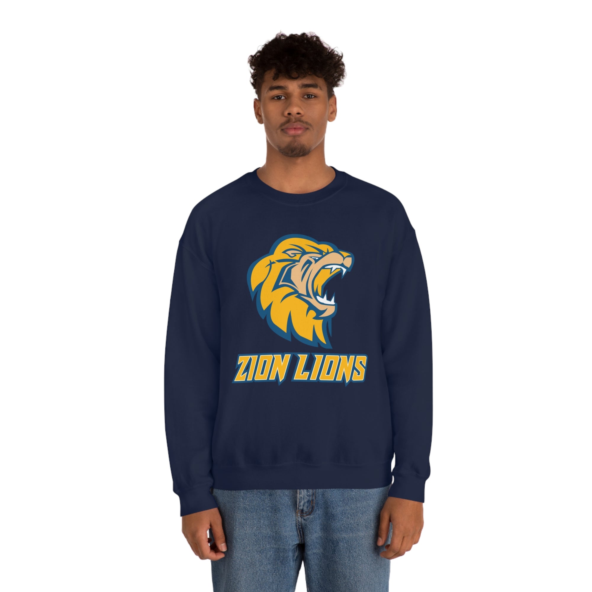 Zion Lions Crewneck Sweatshirts