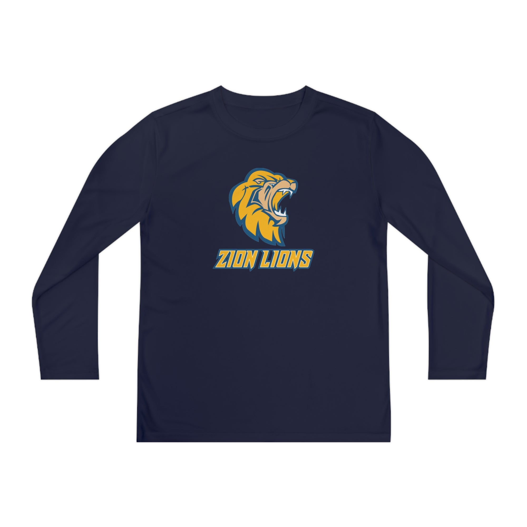 Zion Lions Youth Long Sleeve Competitor Tee - YOUTH