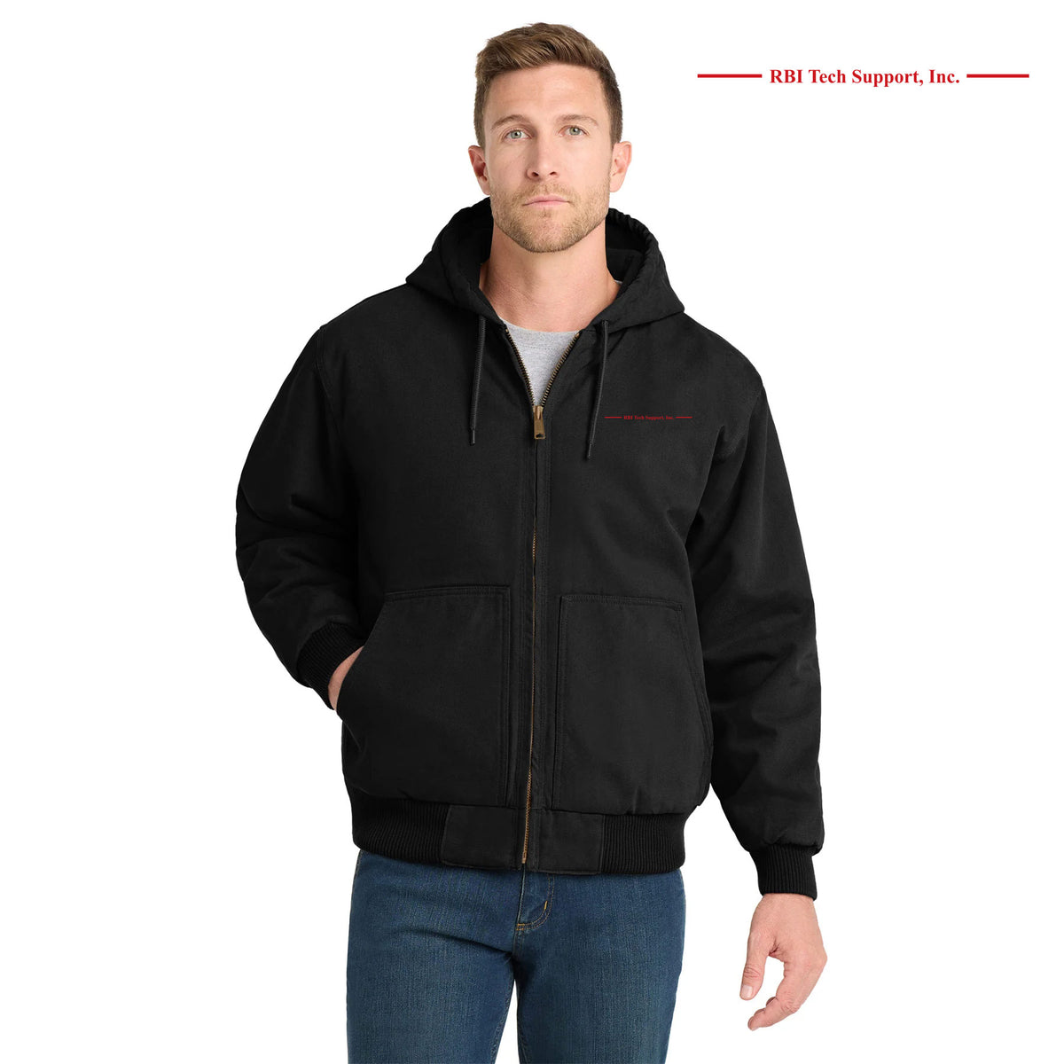 RBI Tech Support  Washed Duck Cloth Hooded Jacket