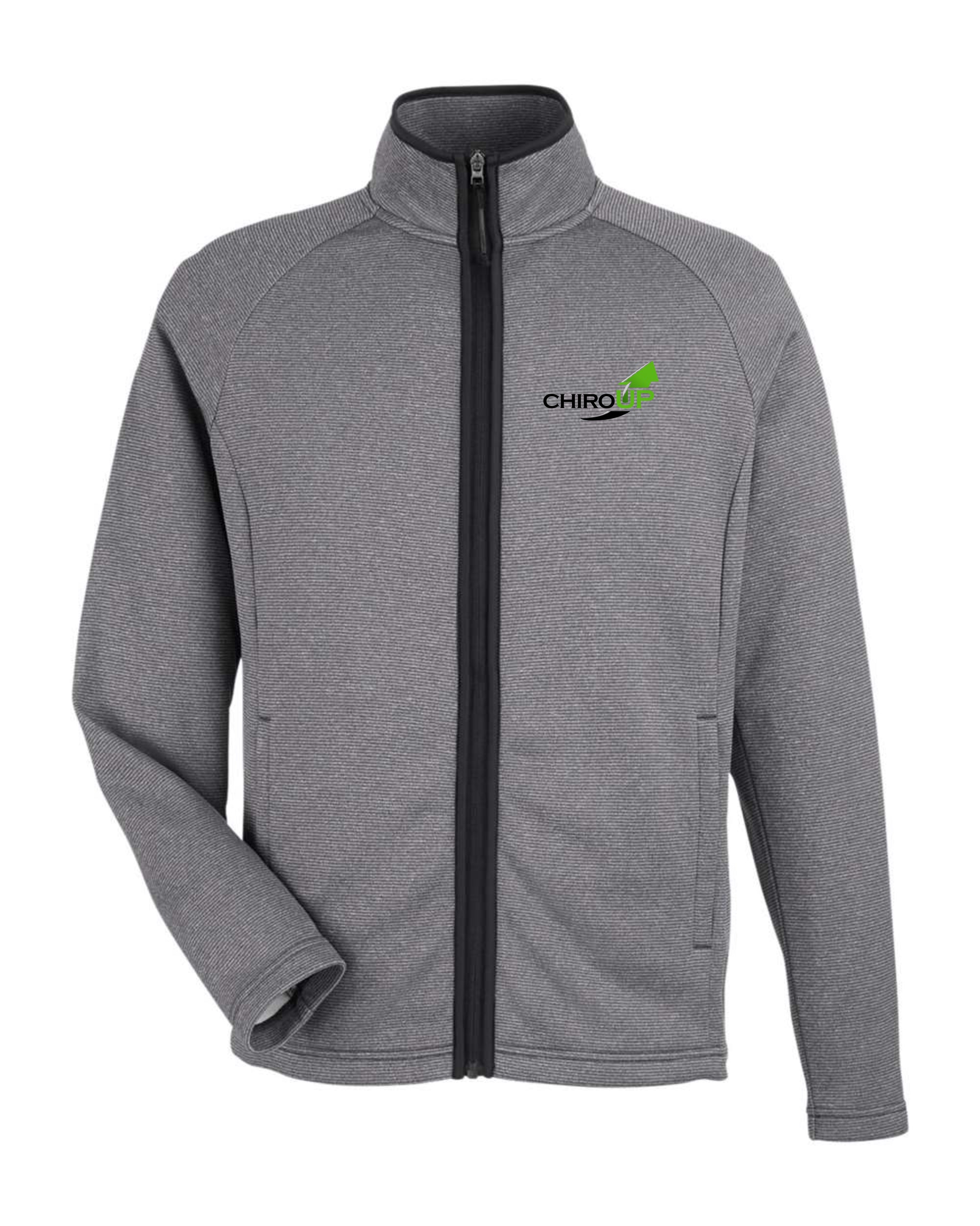 ChiroUp Men's Venture Heathered Stripe Full-Zip Jacket