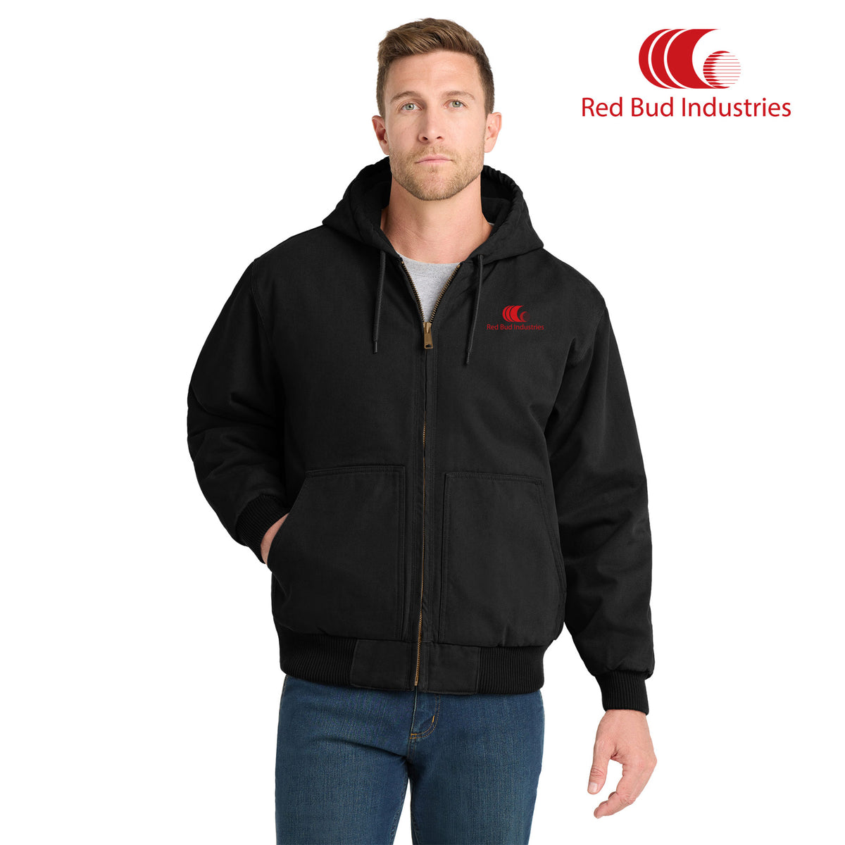 Red Bud Industries Washed Duck Cloth Hooded Jacket