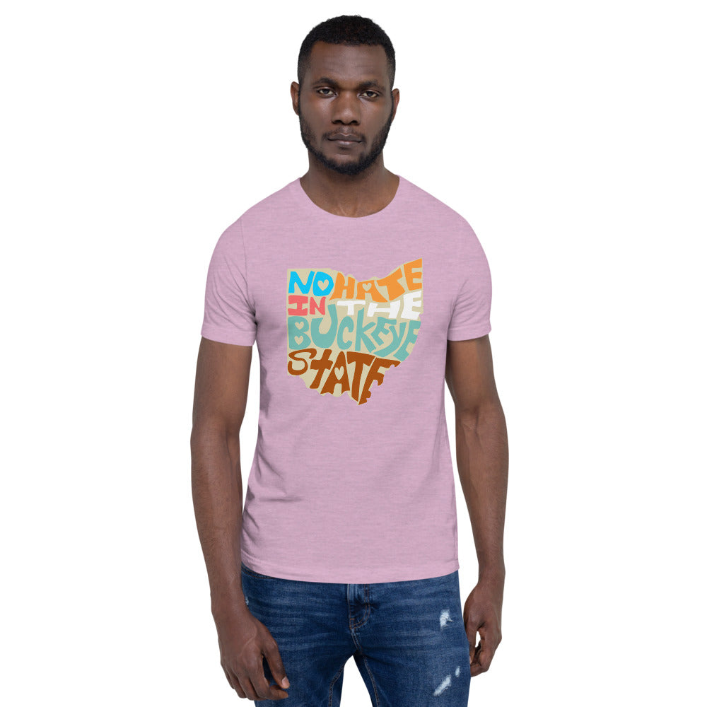 No Hate In The Buckeye State Short-Sleeve Unisex T-Shirt