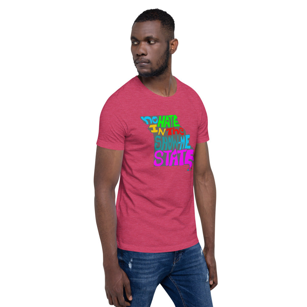 No Hate In The Show Me State Short-Sleeve Unisex T-Shirt