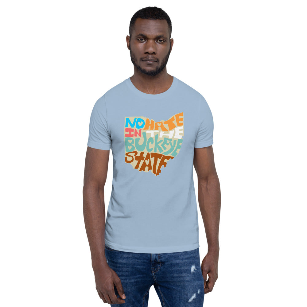 No Hate In The Buckeye State Short-Sleeve Unisex T-Shirt