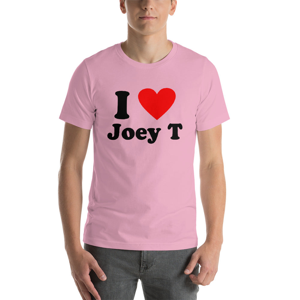 I Love Joey T Short-Sleeve Unisex T-Shirt