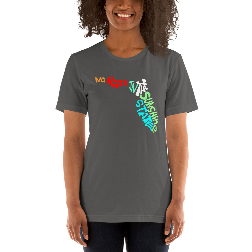 No Hate In The Sunshine State Short-Sleeve Unisex T-Shirt