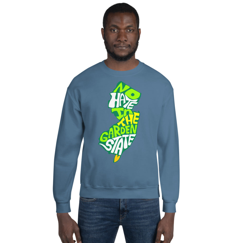 No Hate In The Garden State Unisex Sweatshirt