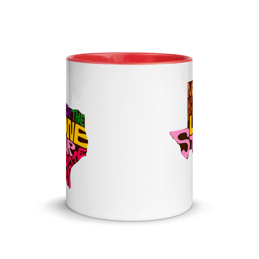 No Hate In The Lone Star State Mug with Color Inside